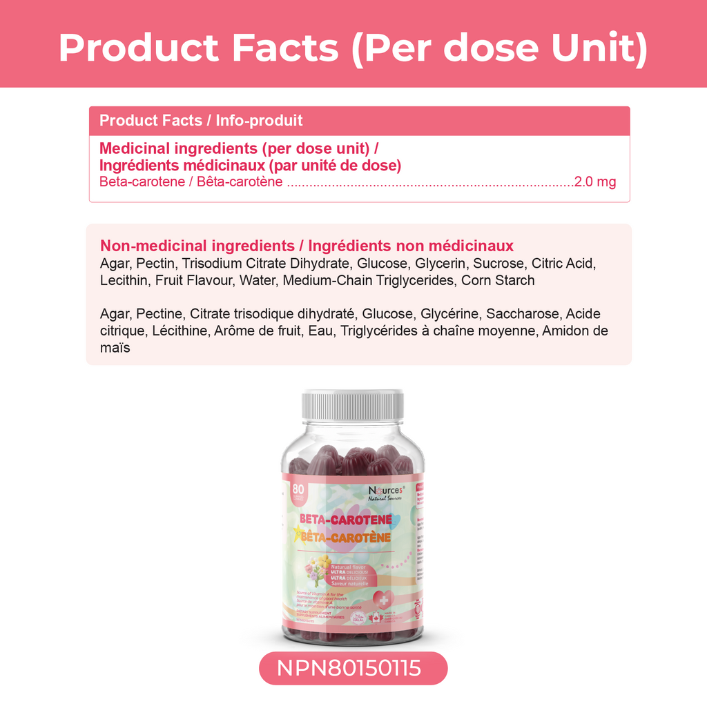 Nources Sugared beta Carotene