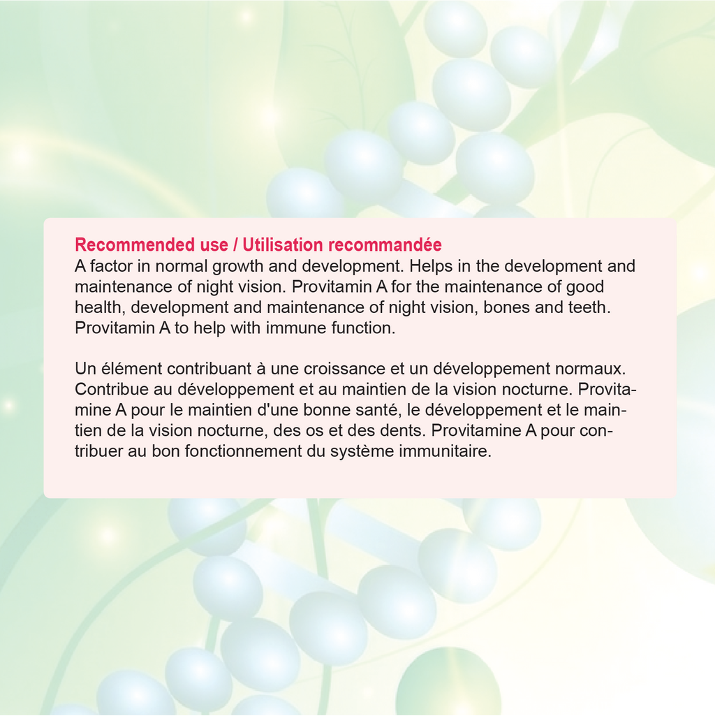Nources Sugared beta Carotene