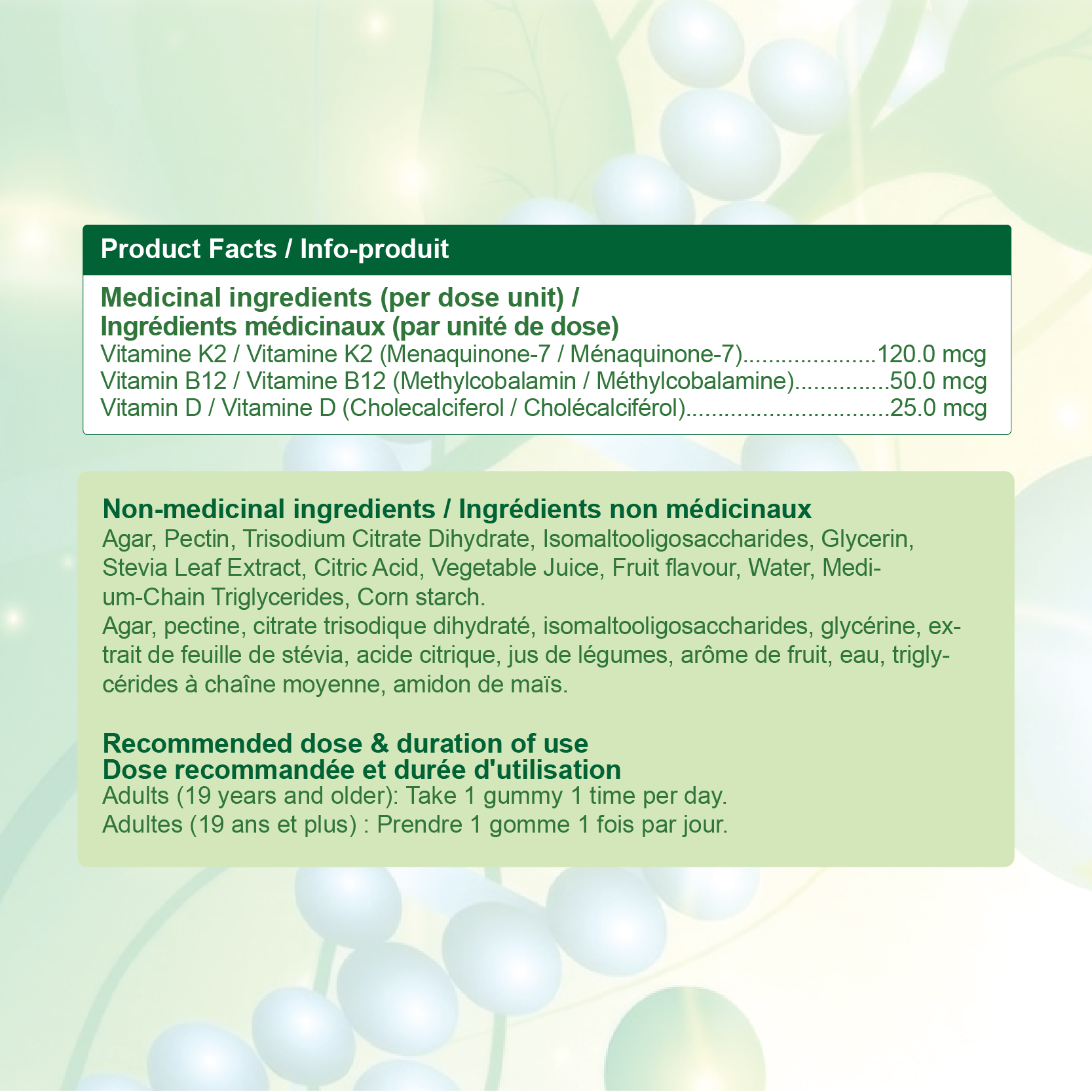 Nources D3+K2+B12