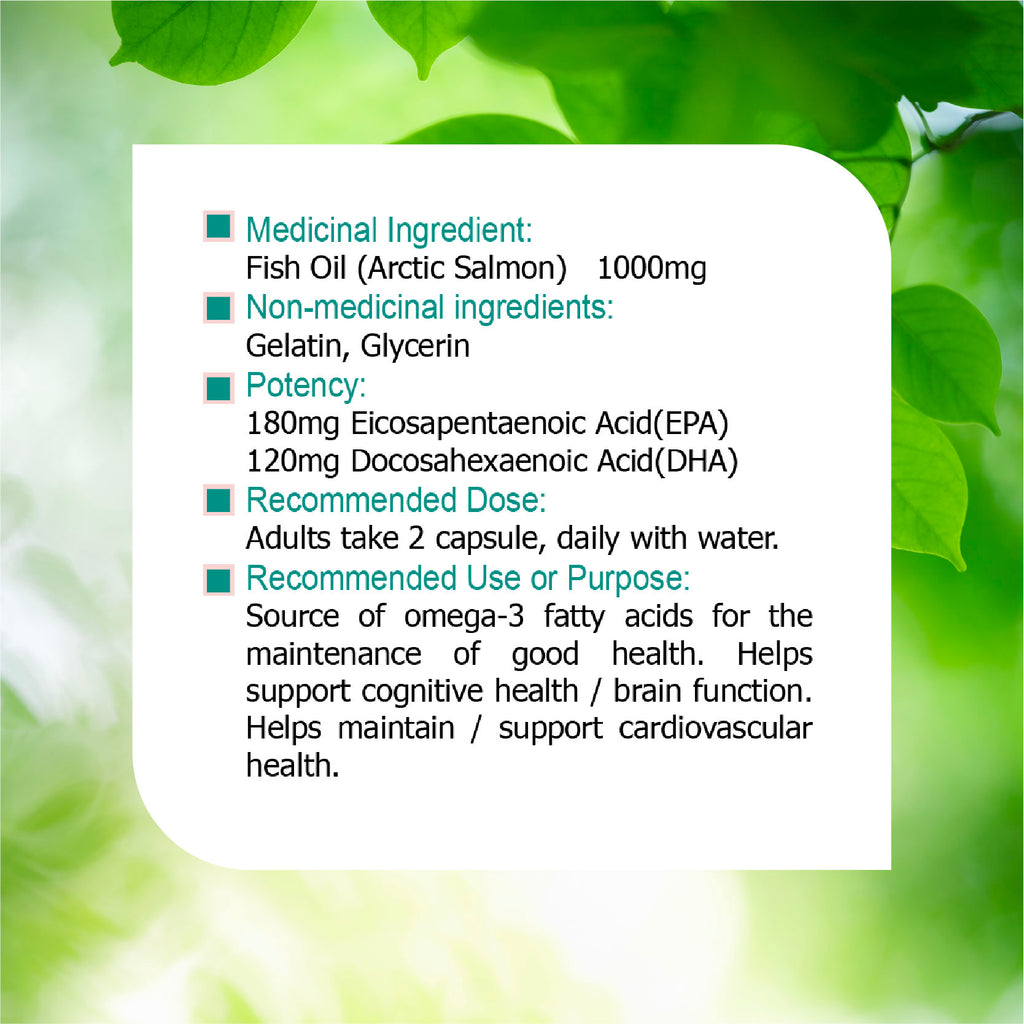 Nources Arctic Fish Oil 300 Softgels