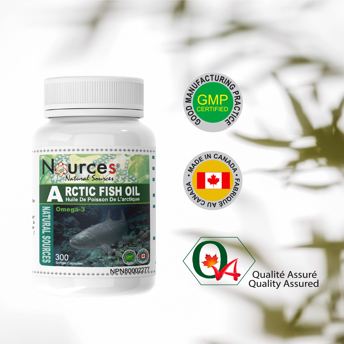 Nources Arctic Fish Oil 300 Softgels
