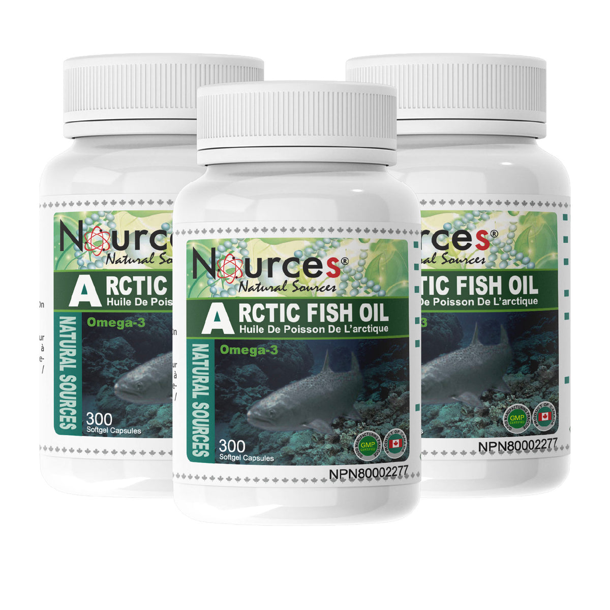 Nources Arctic Fish Oil 300 Softgels