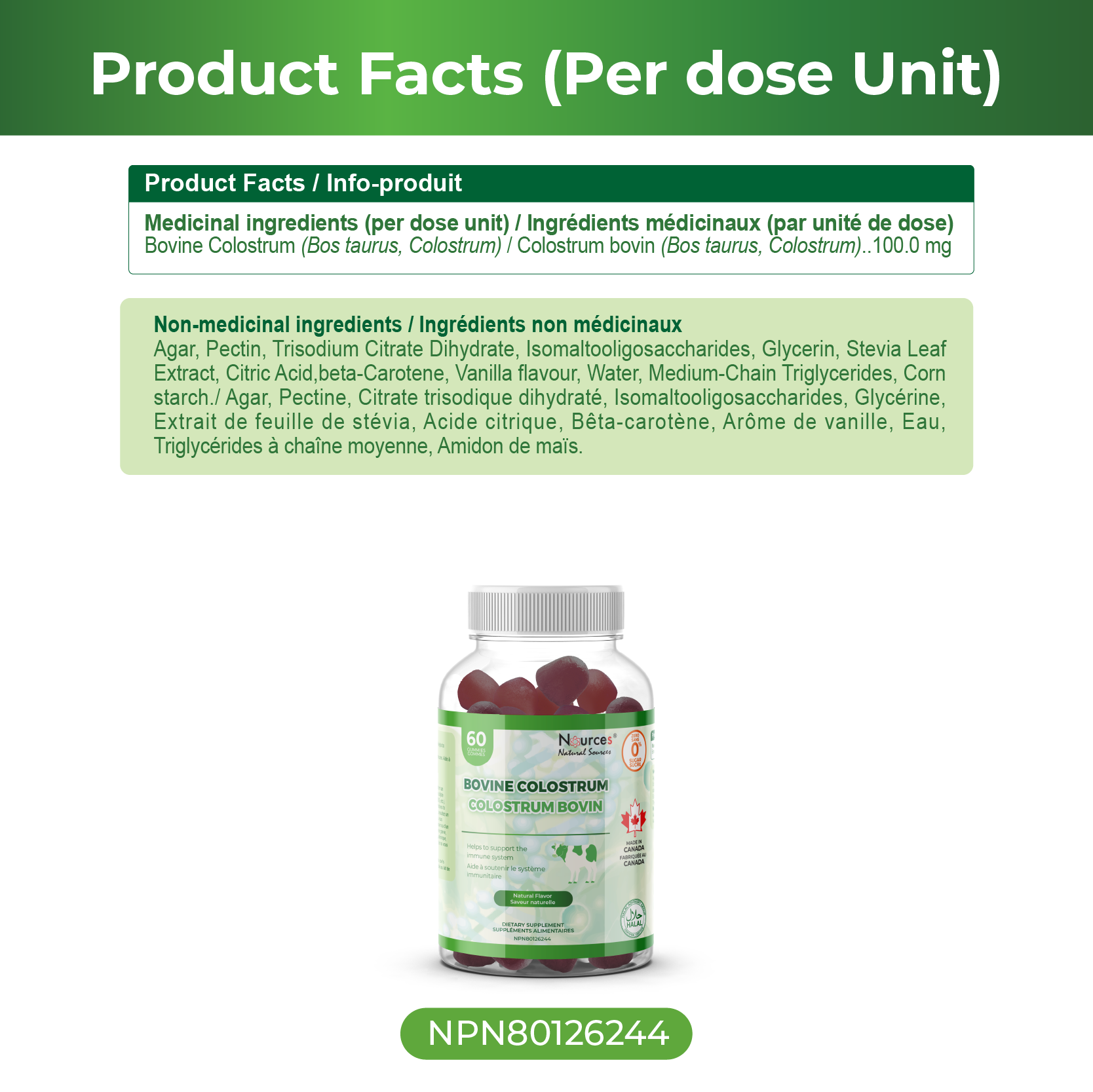 Nources Bovine Colostrum