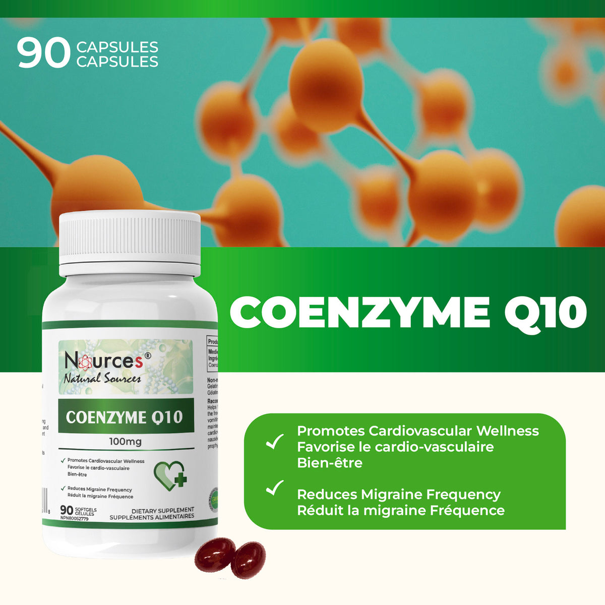 Nources CoQ10 90 Softgels