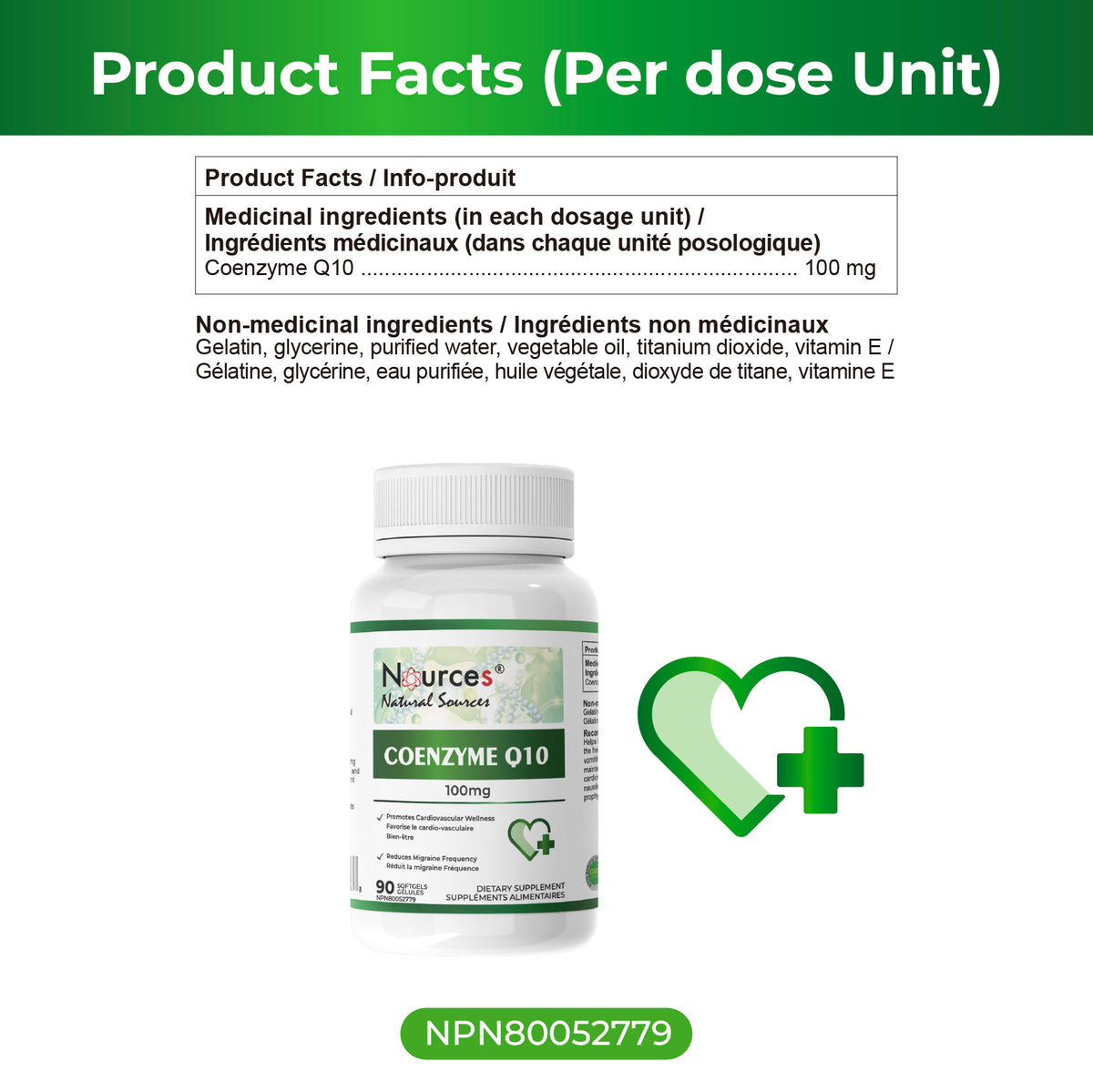 Nources CoQ10 90 Softgels