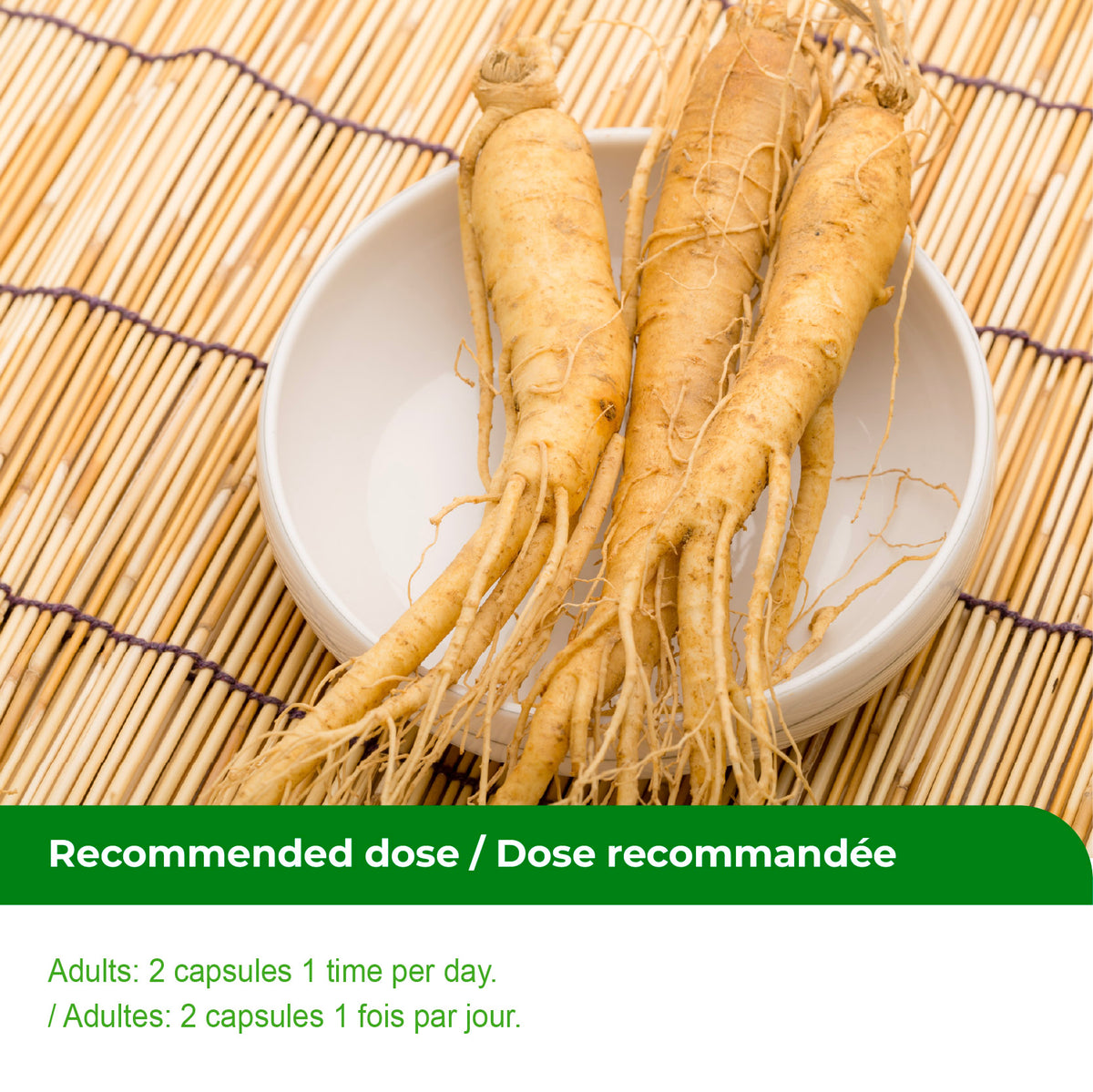 Nources American Ginseng 500 mg 60 Capsules