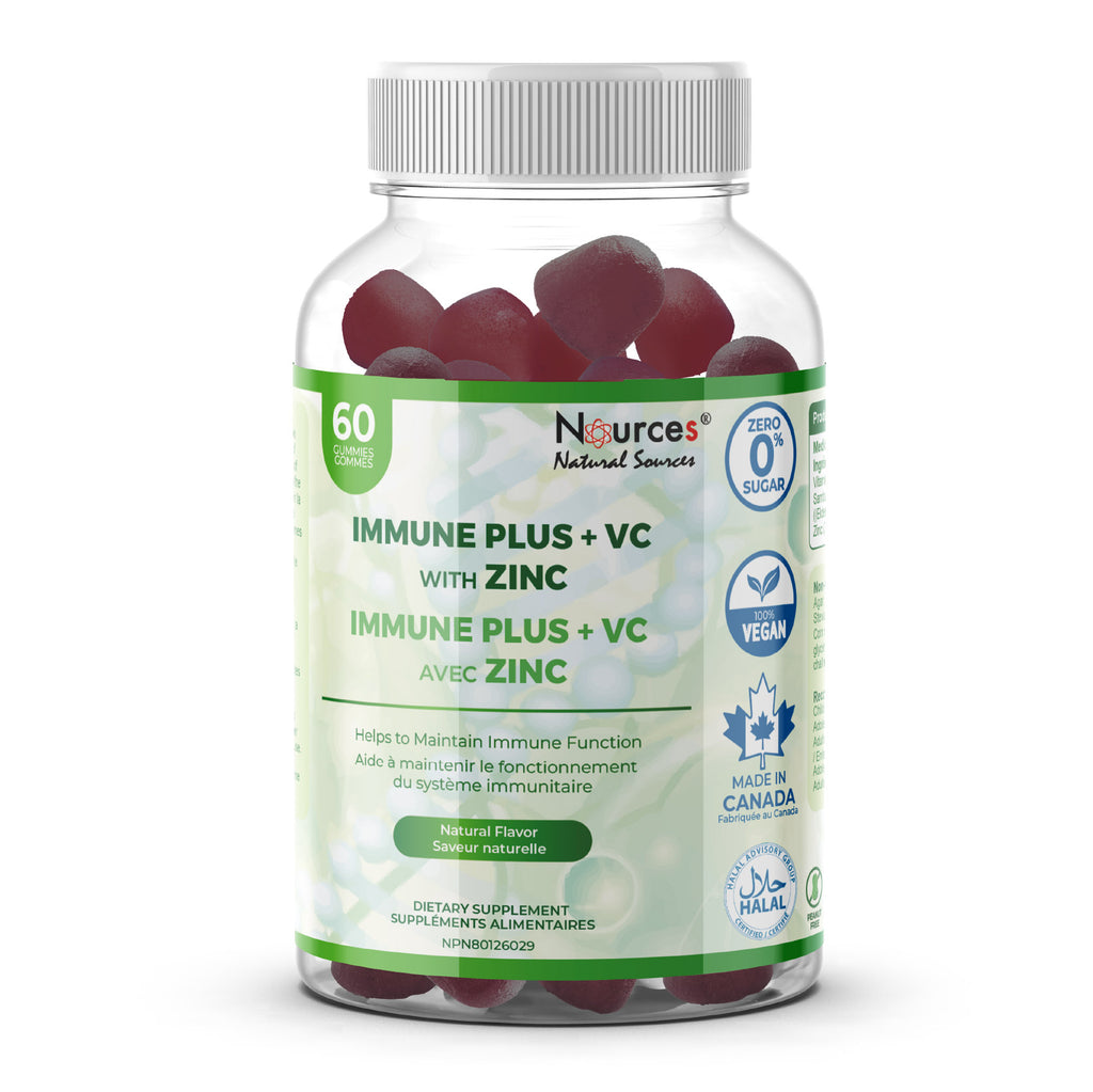 Nources Immune Plus + VC with Zinc Gummy