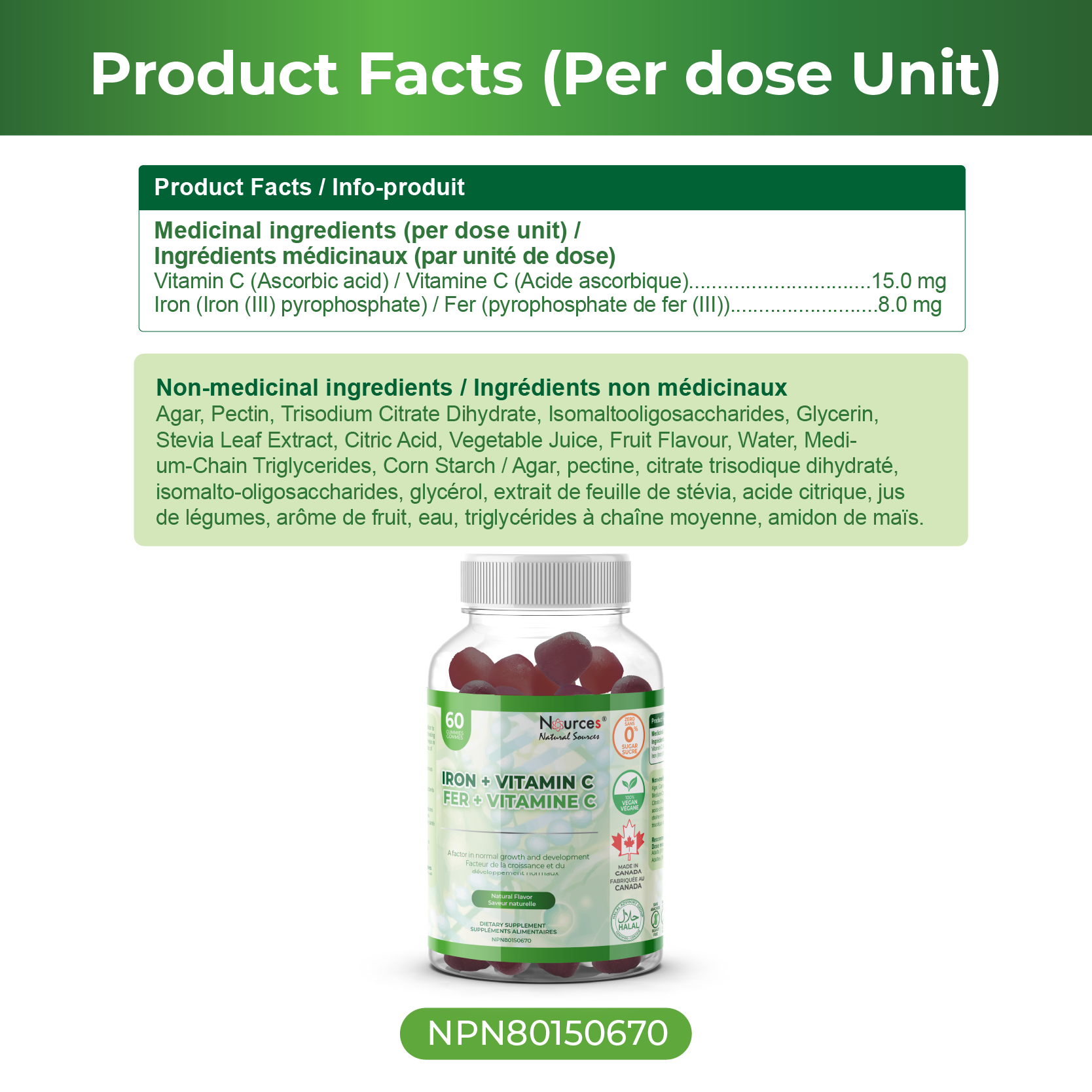 Nources Vitamin C + Iron