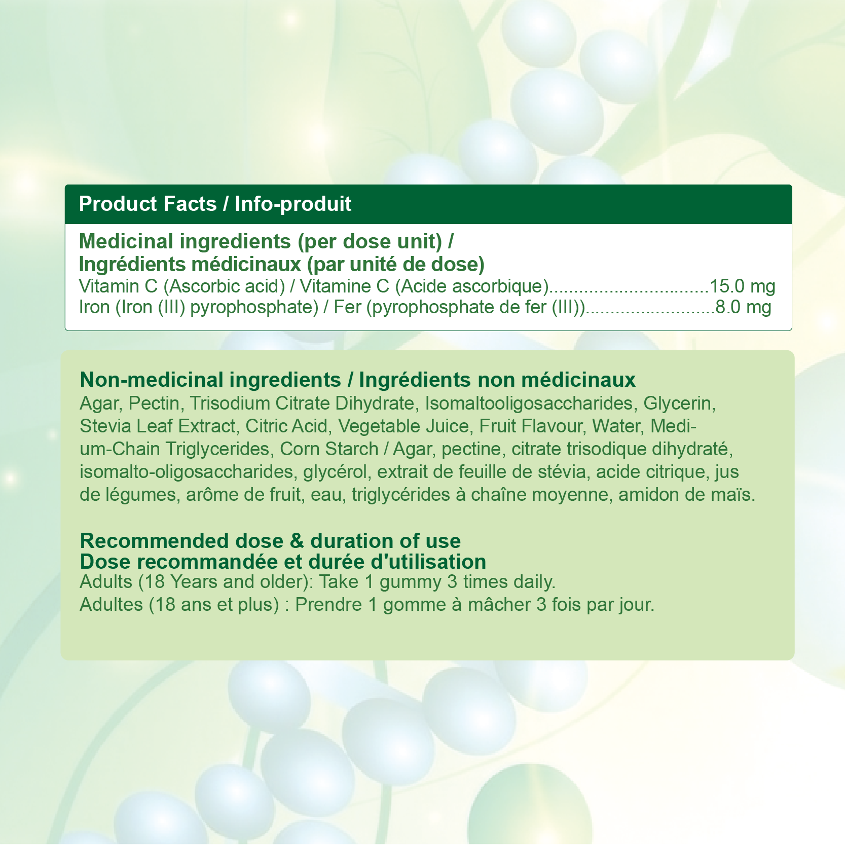 Nources Vitamin C + Iron