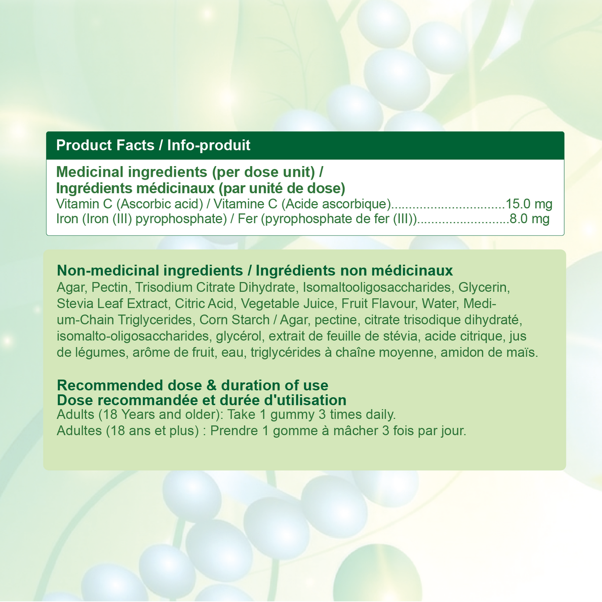 Nources Vitamin C + Iron