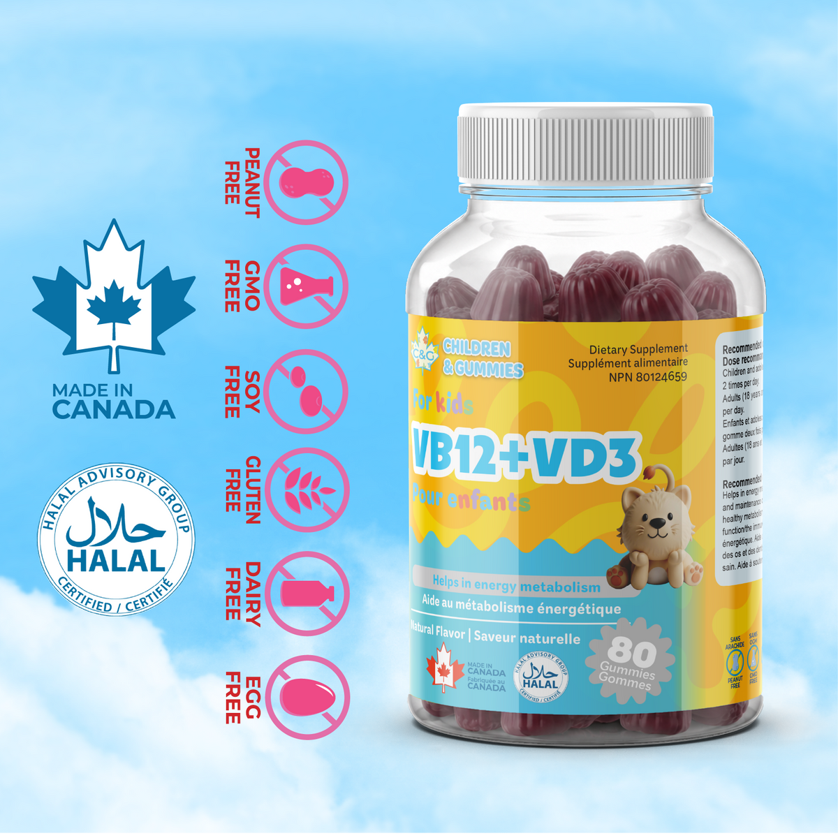 C&G Kids Series B12 + D3