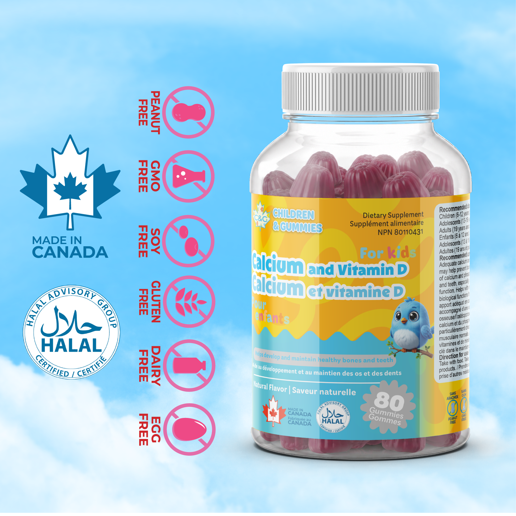 C&G Kids Series Calcium + VD