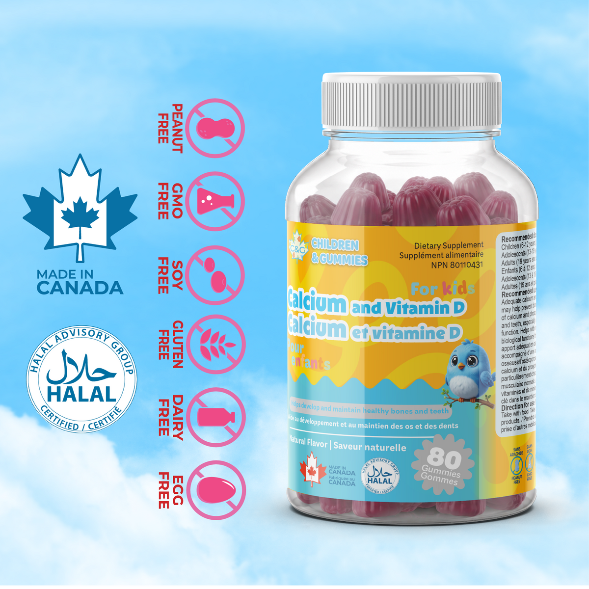 C&G Kids Series Calcium + VD