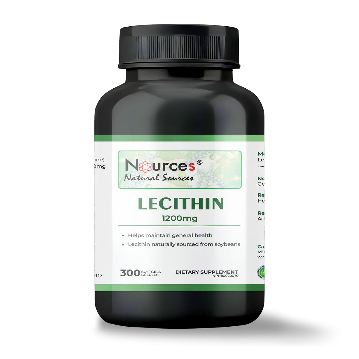 Nources Lecithin 300 Softgels