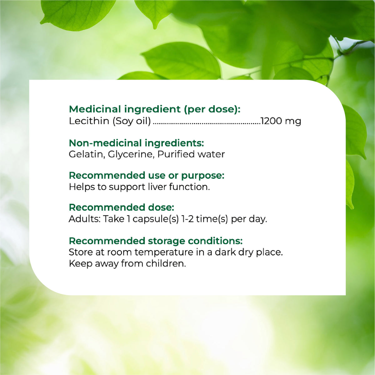 Nources Lecithin 300 Softgels