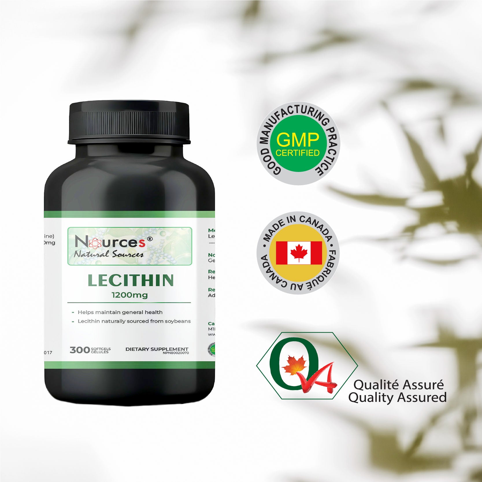 Nources Lecithin 300 Softgels