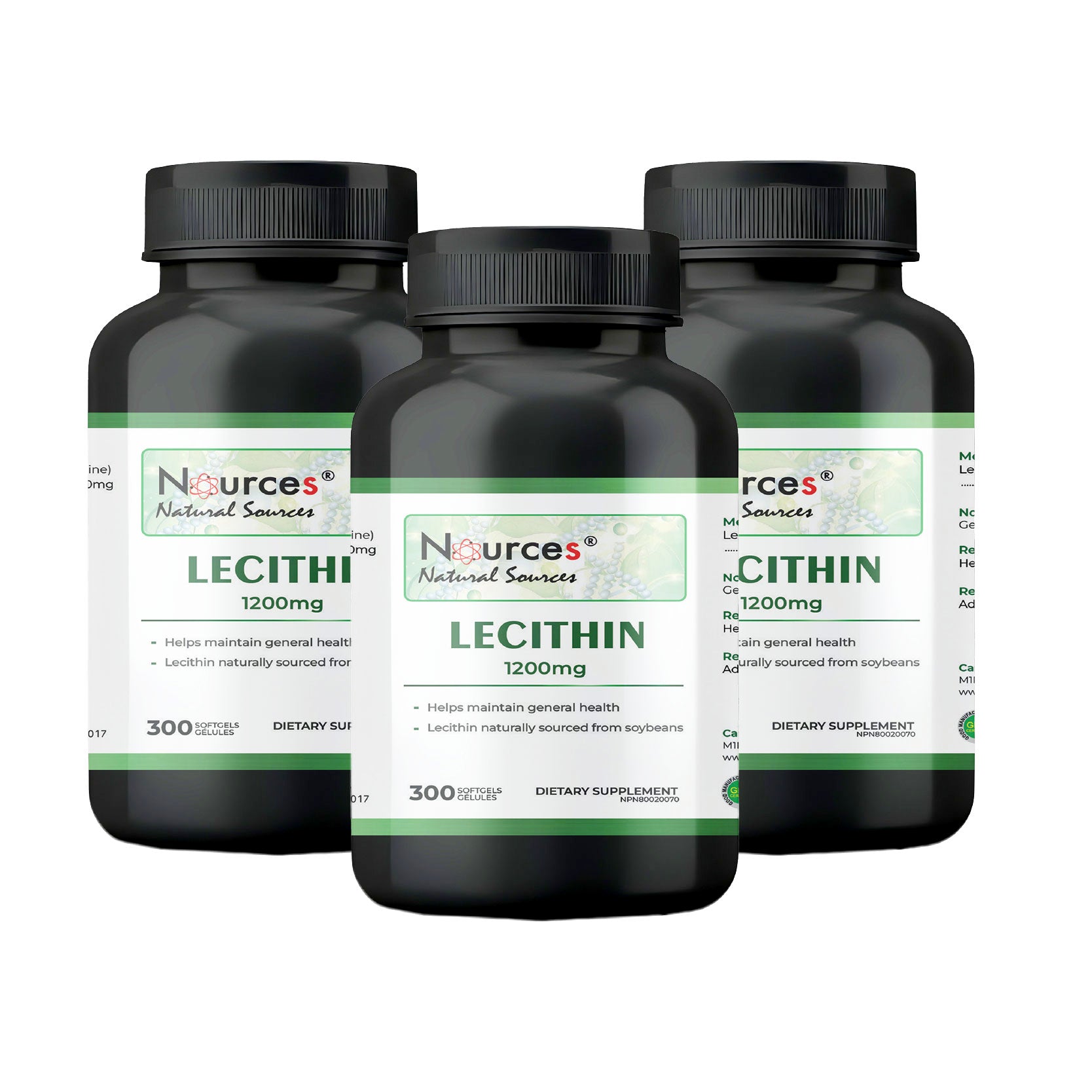 Nources Lecithin 300 Softgels