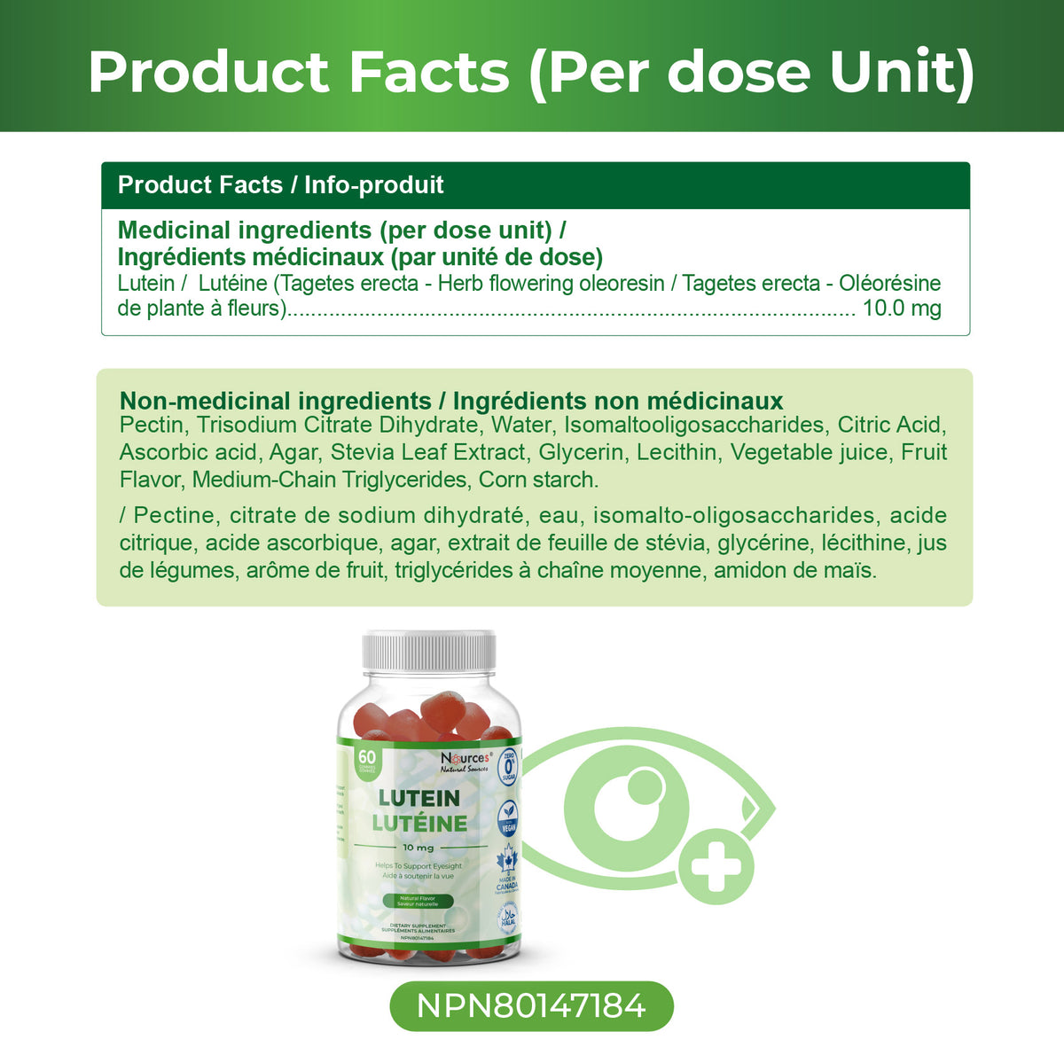 Nources Lutein Gummy