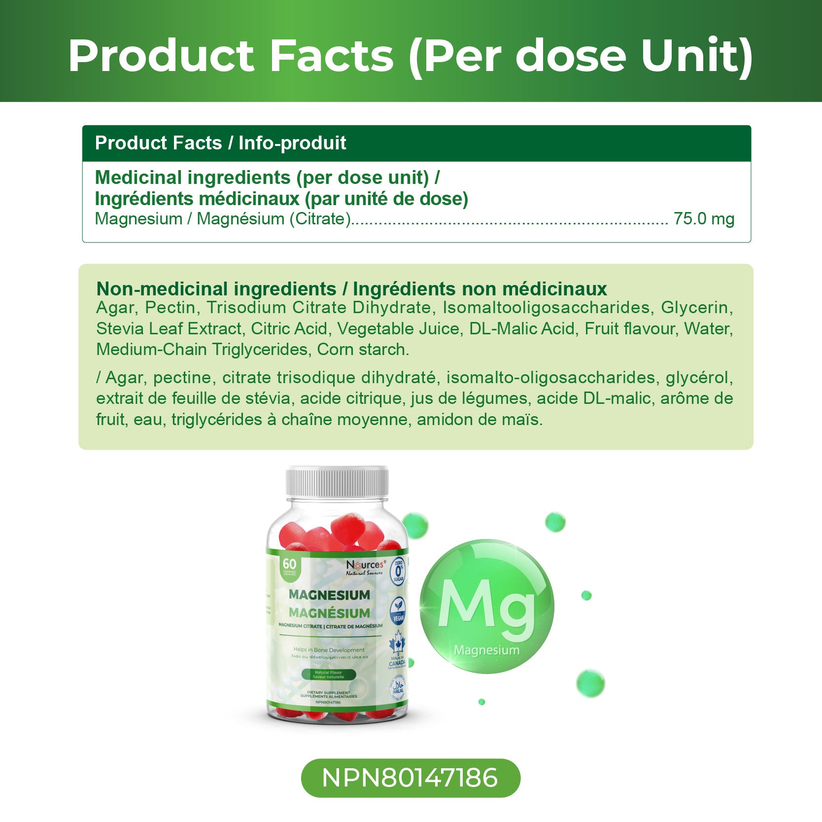 Nources Magnesium Citrate Gummy