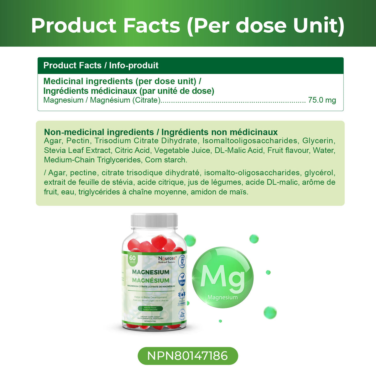 Nources Magnesium Citrate Gummy