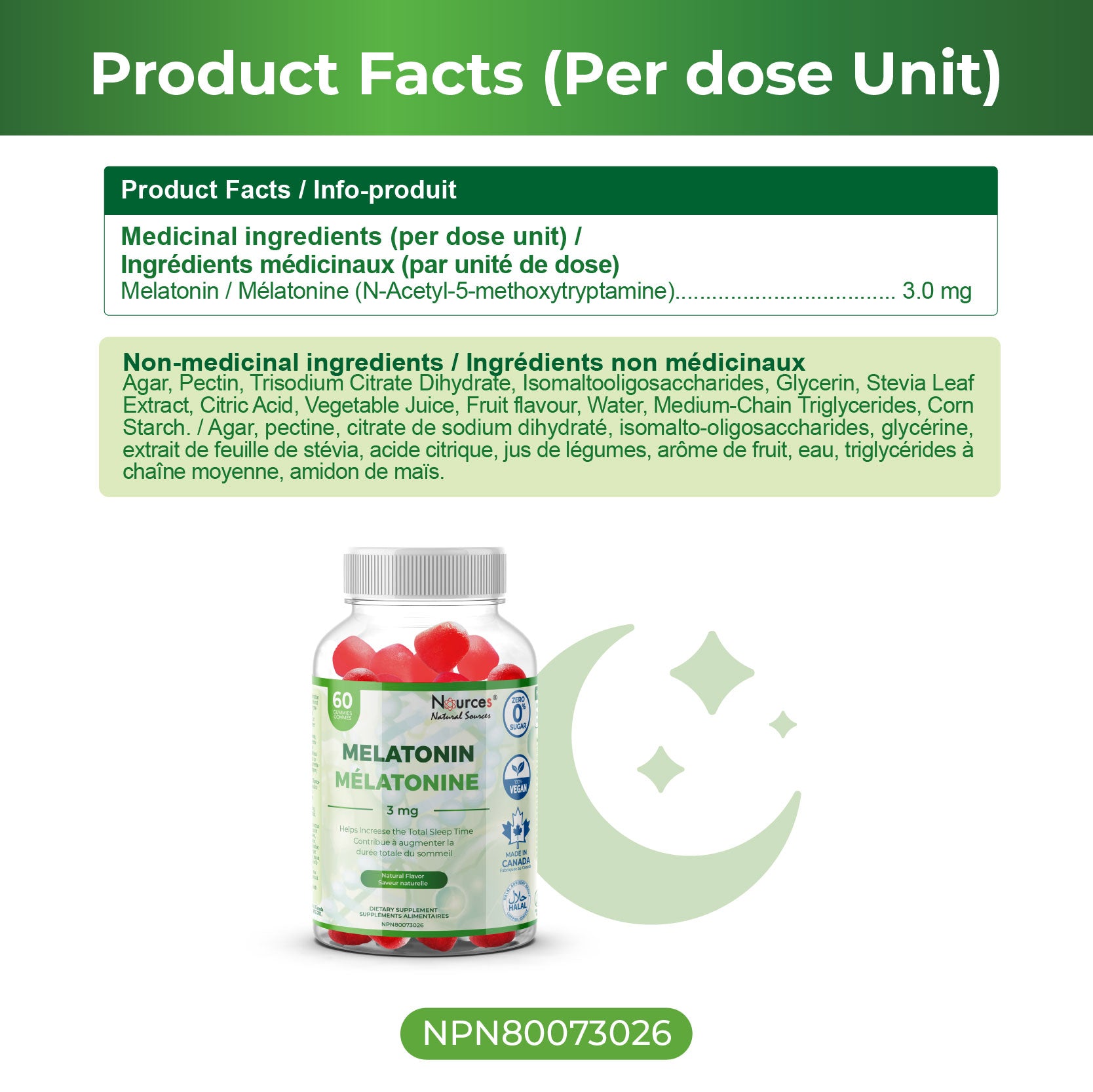 Nources Melatonin Gummy