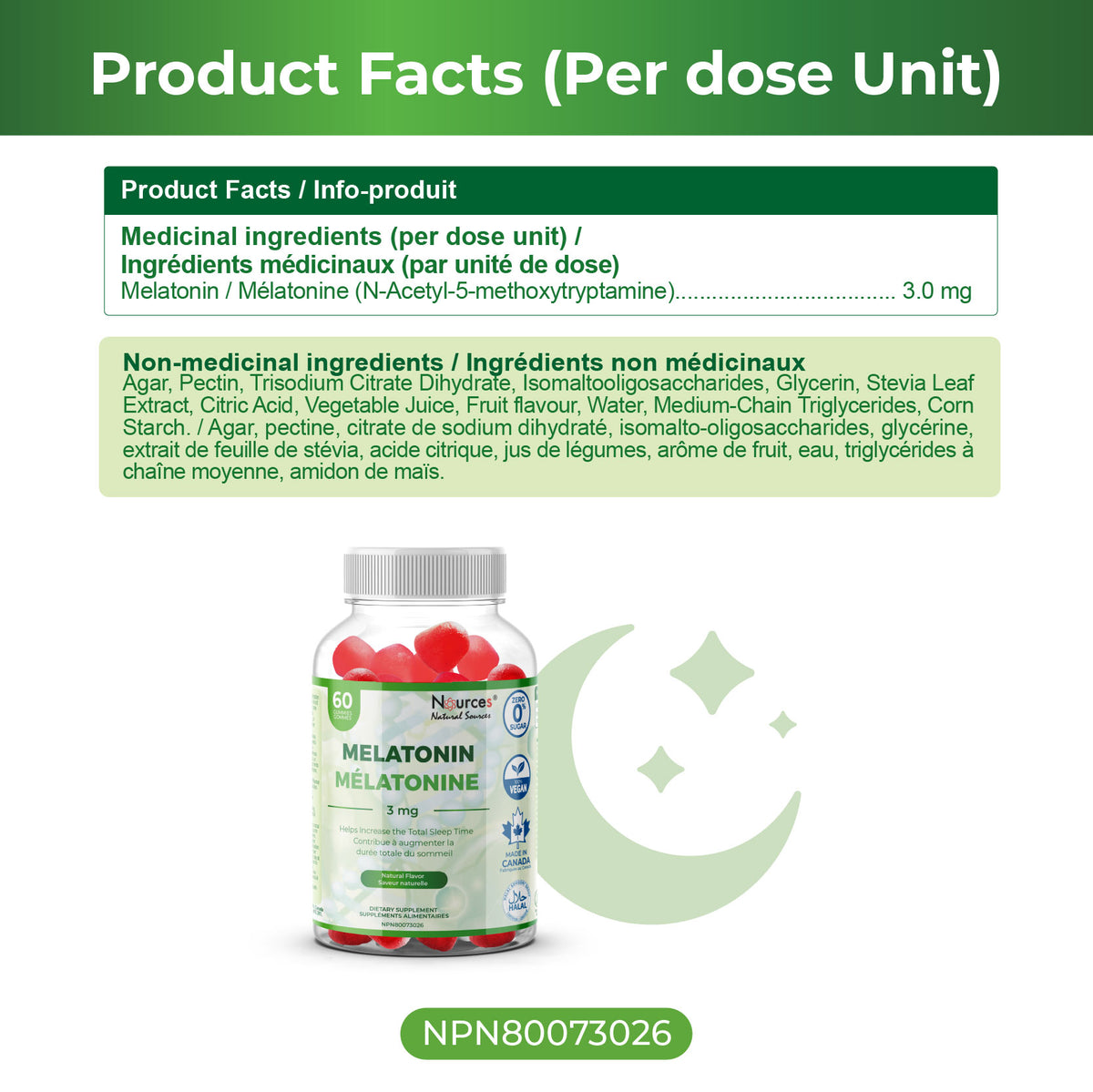 Nources Melatonin Gummy