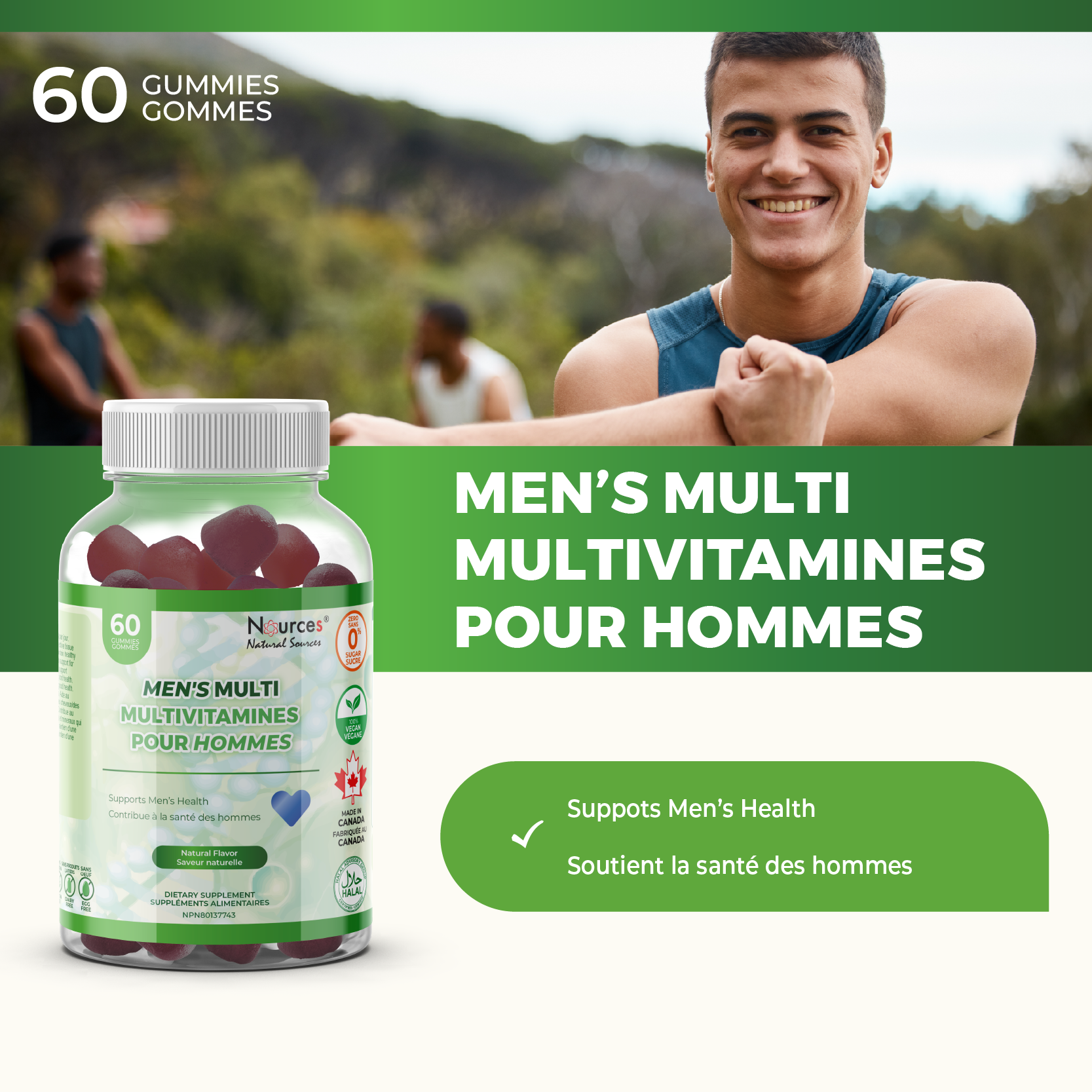 Nources Men's Multi