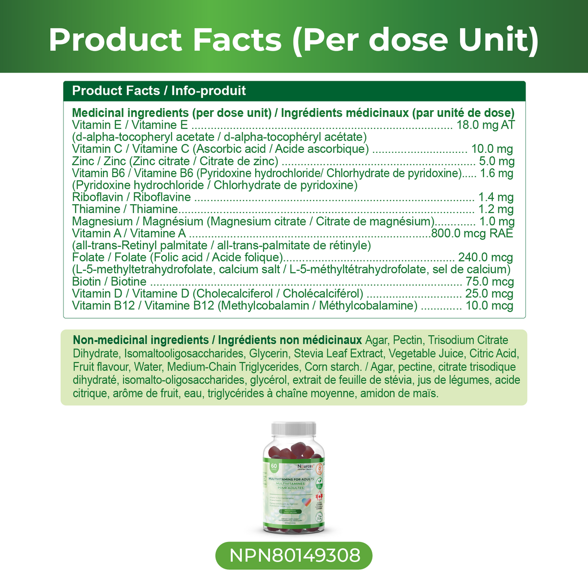 Nources Multivitamins Gummy