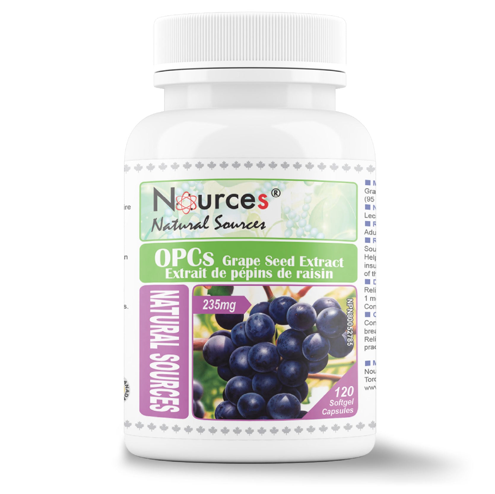 Nources OPCs 120 Softgels