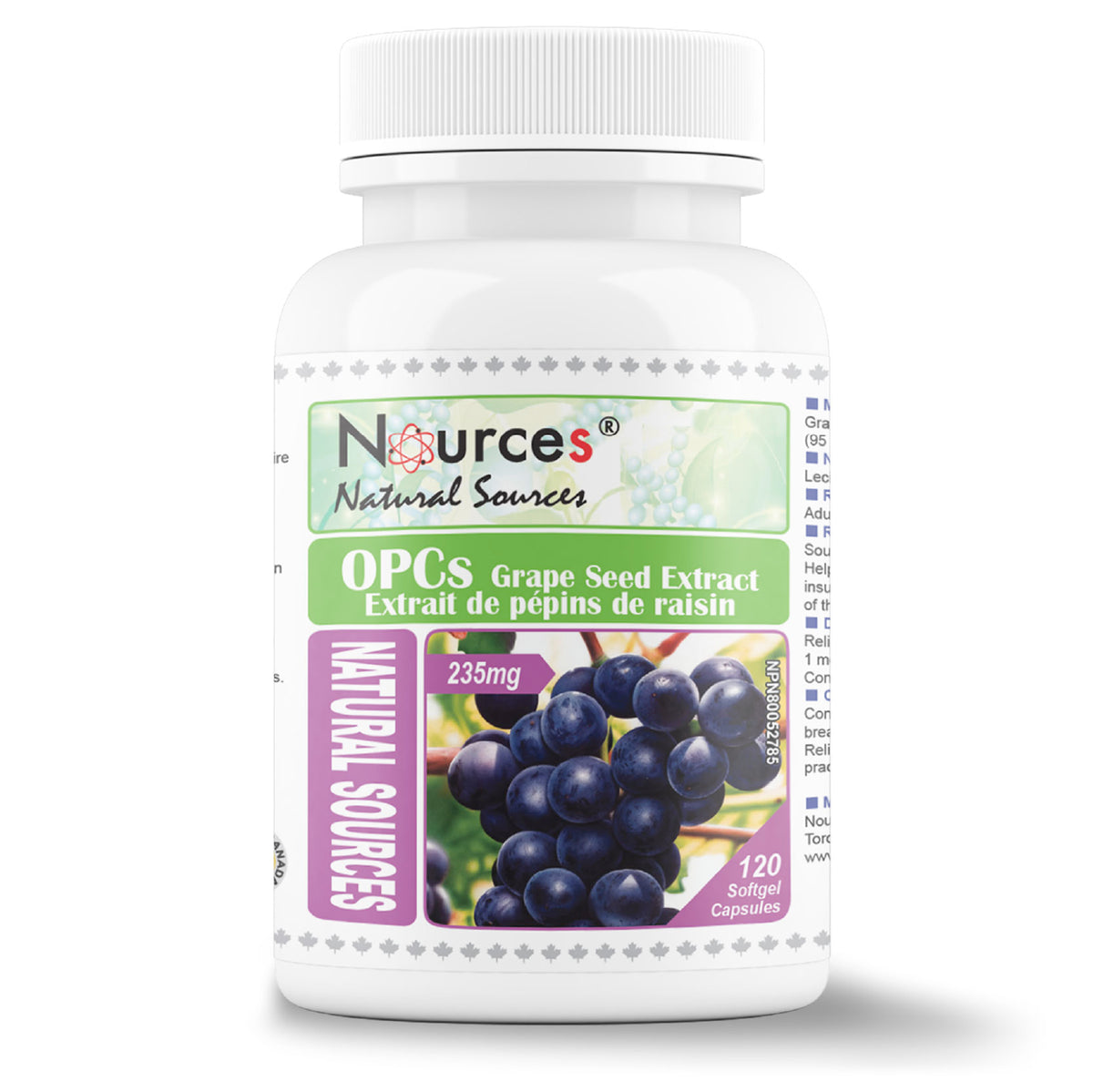 Nources OPCs 120 Softgels