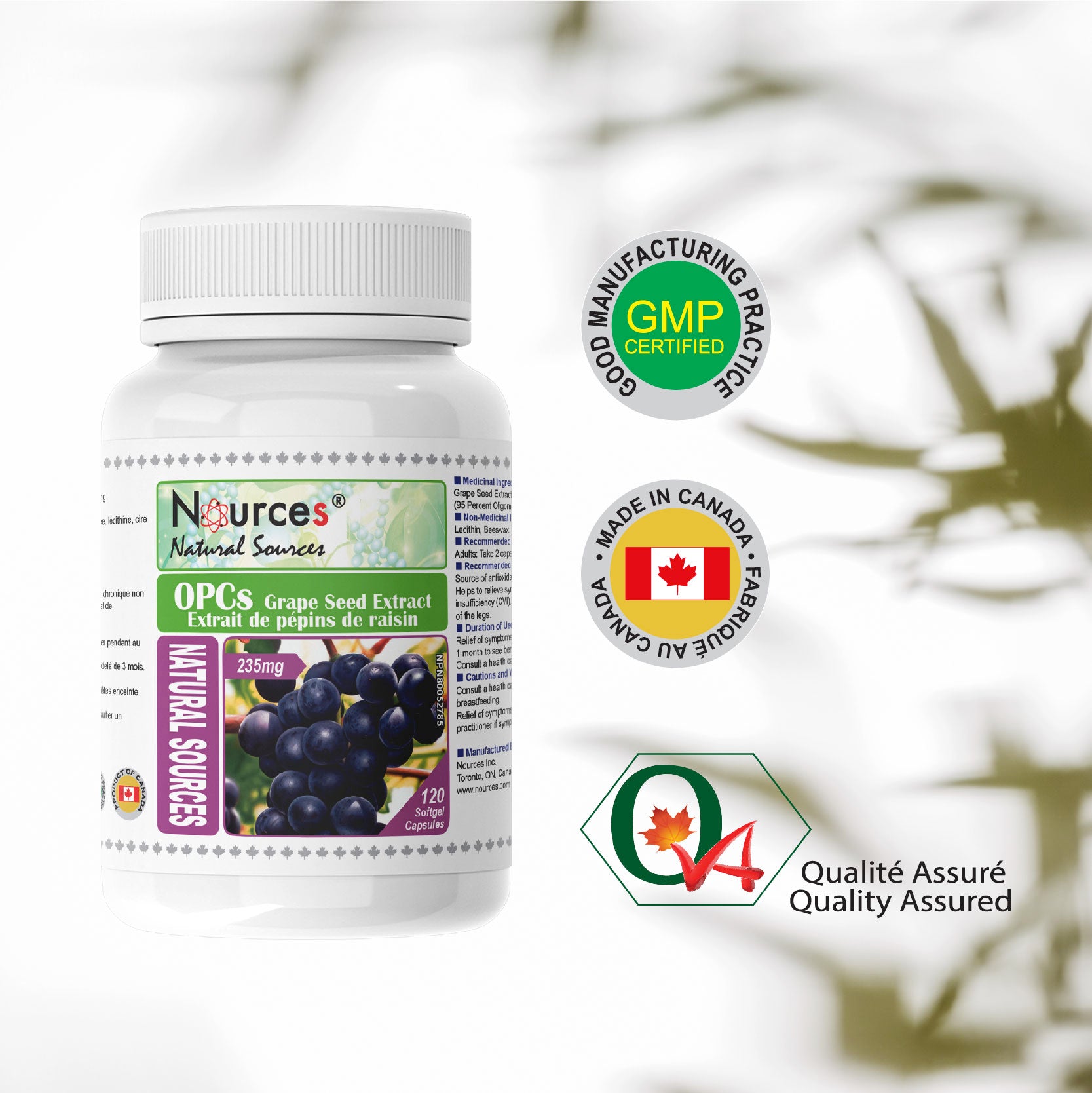 Nources OPCs 120 Softgels