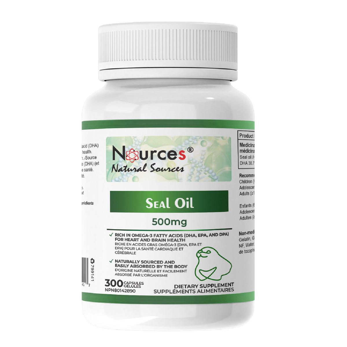 Nources Seal Oil 300 Softgels