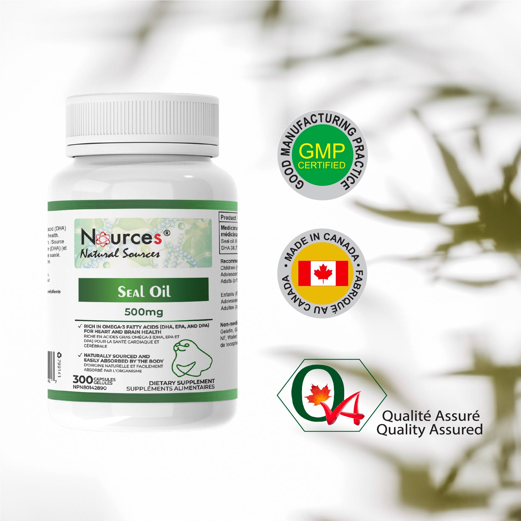 Nources Seal Oil 300 Softgels