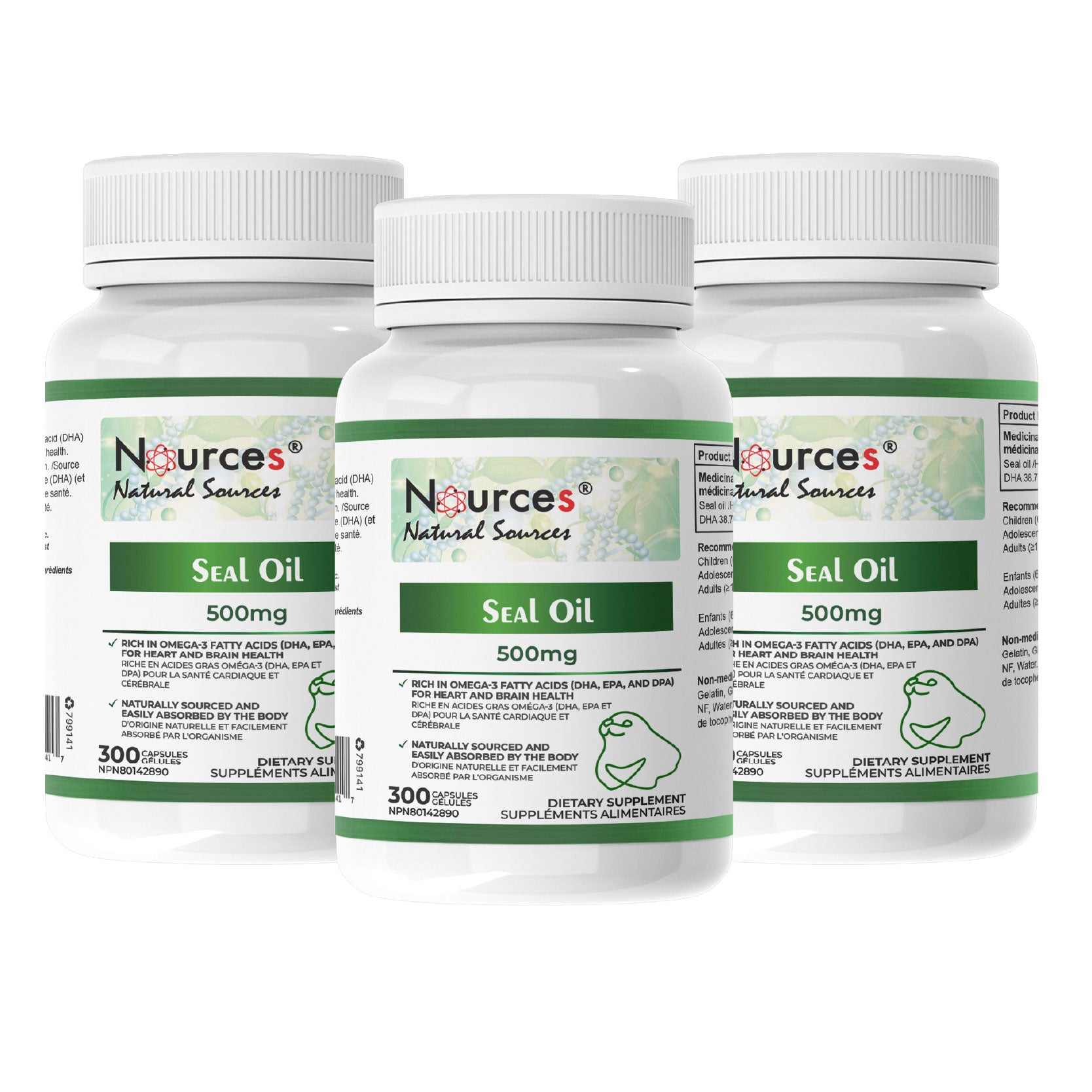Nources Seal Oil 300 Softgels