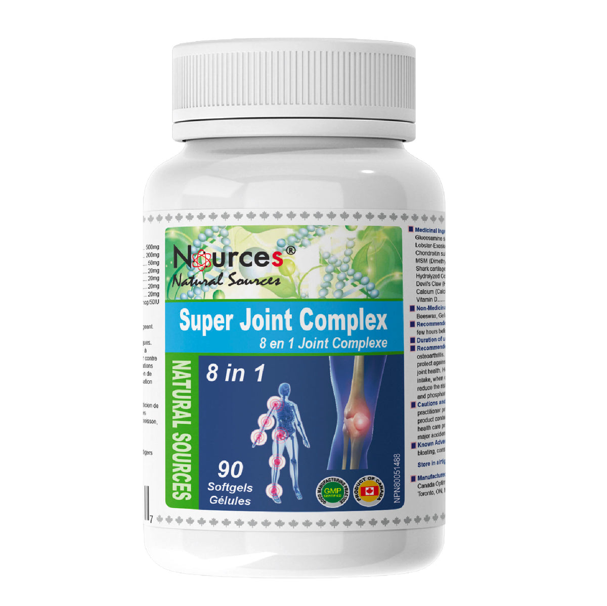 Nources Super Joint Complex 8 in 1 90 Softgels