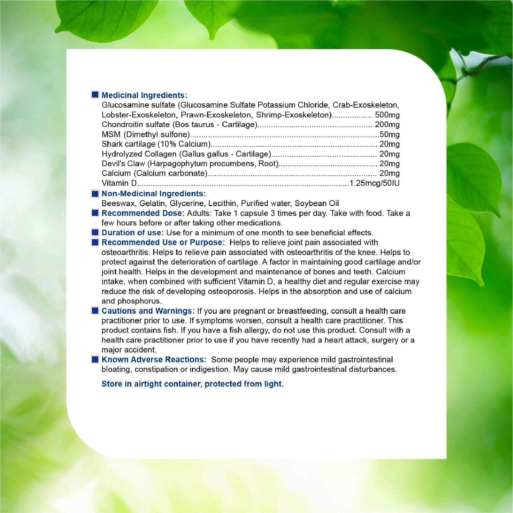 Nources Super Joint Complex 8 in 1 90 Softgels