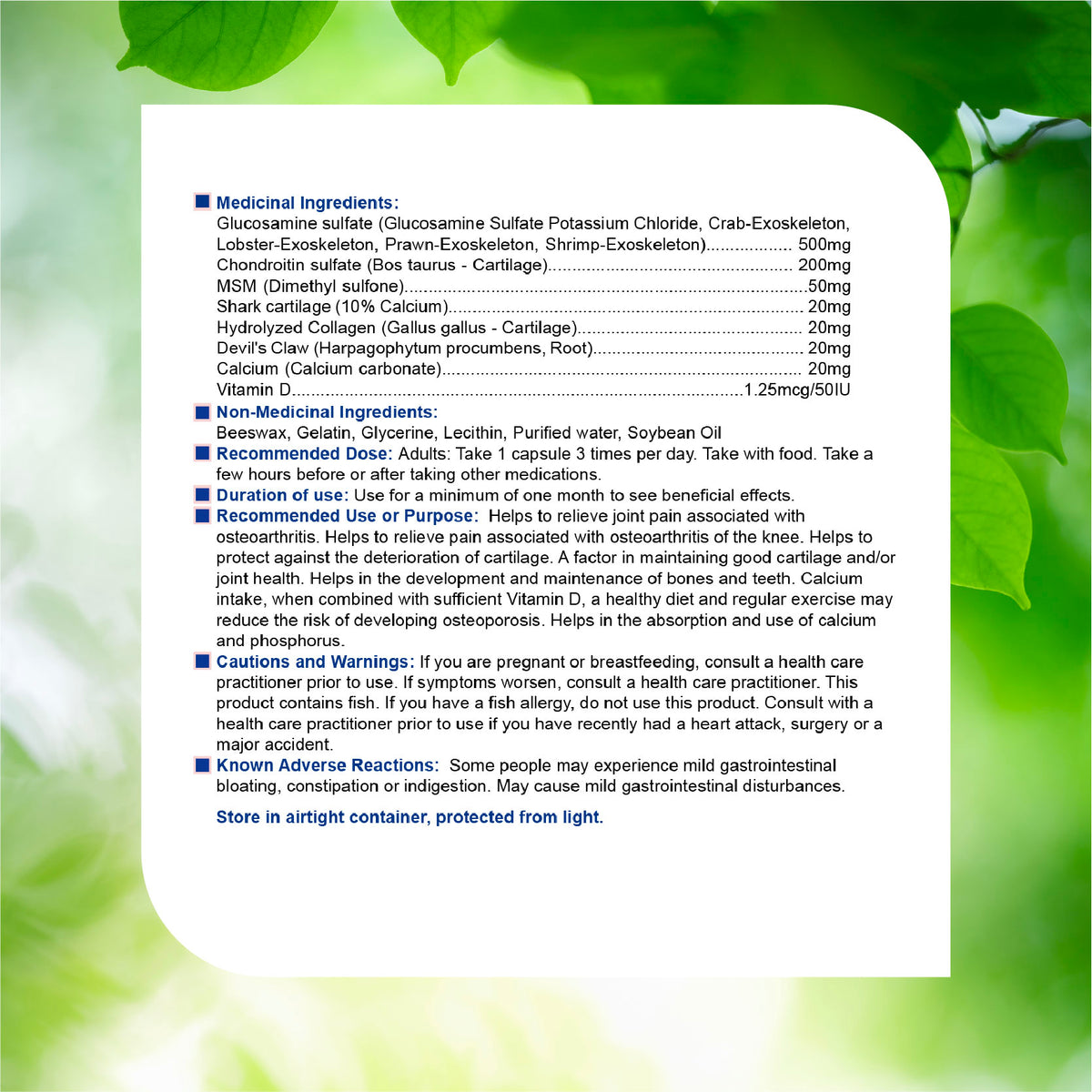 Nources Super Joint Complex 8 in 1 90 Softgels