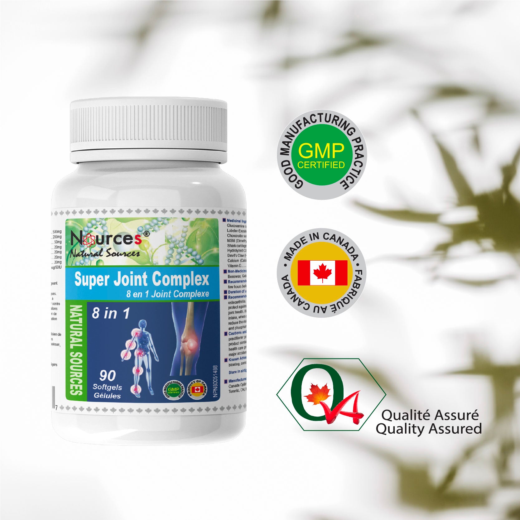 Nources Super Joint Complex 8 in 1 90 Softgels