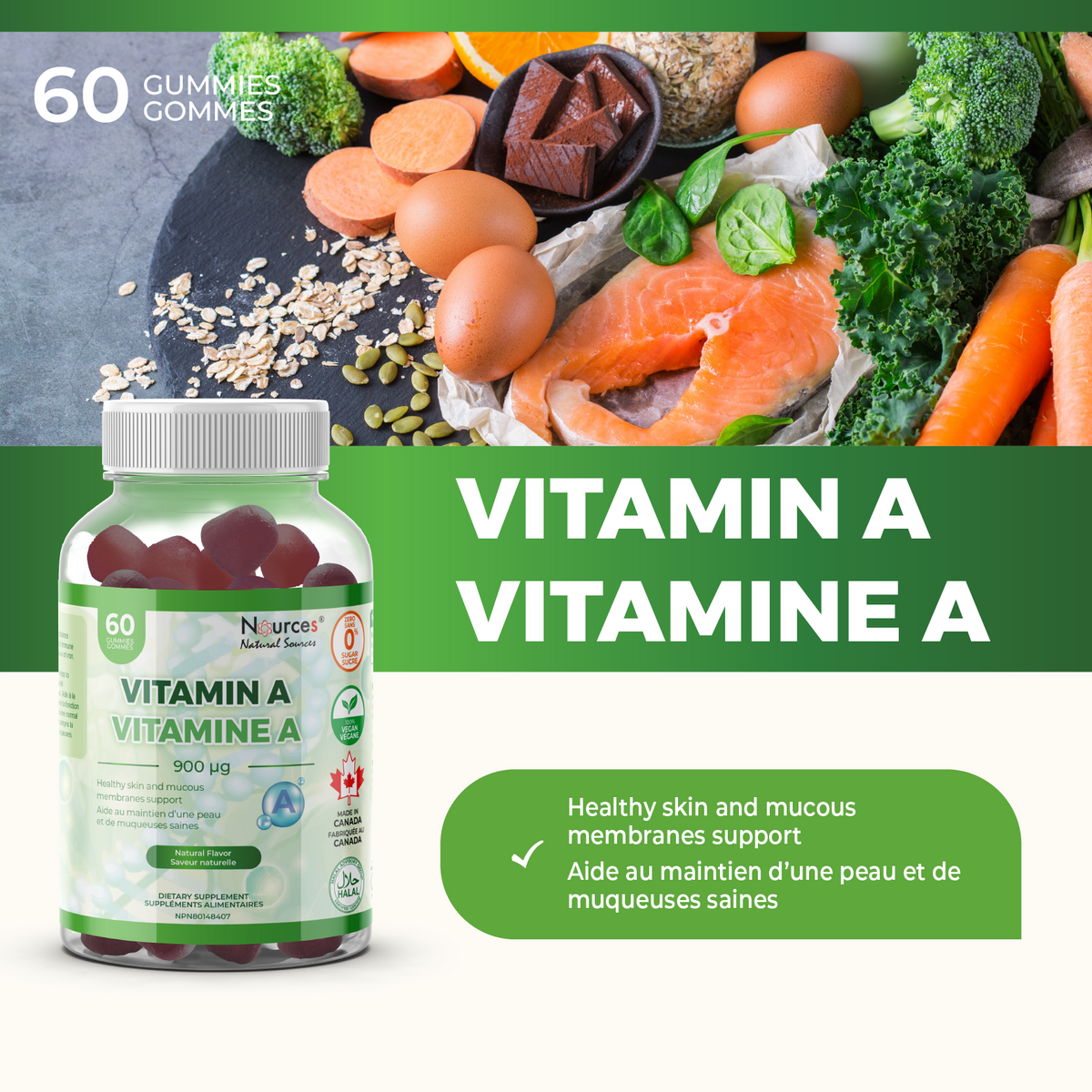 Nources Vitamin A