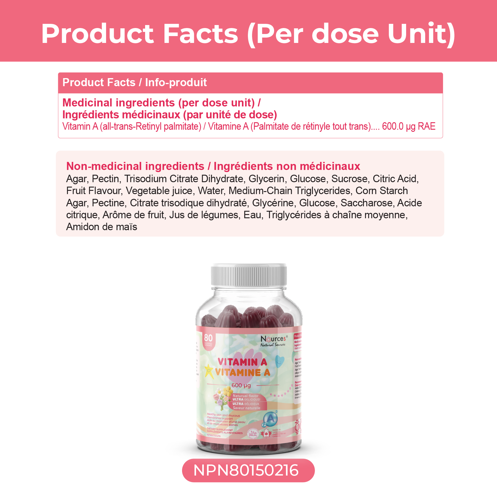 Nources Sugared Vitamin A
