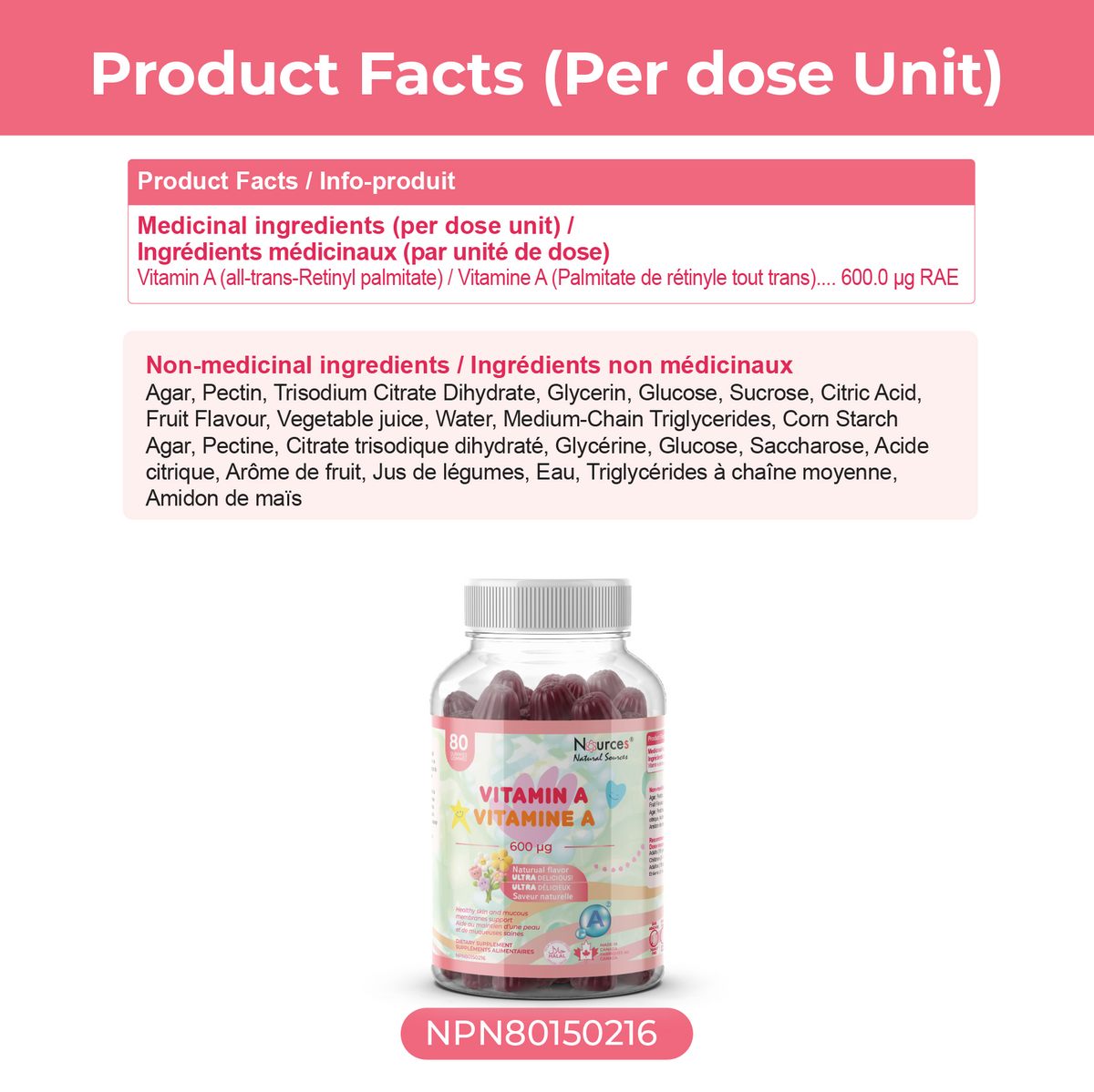 Nources Sugared Vitamin A