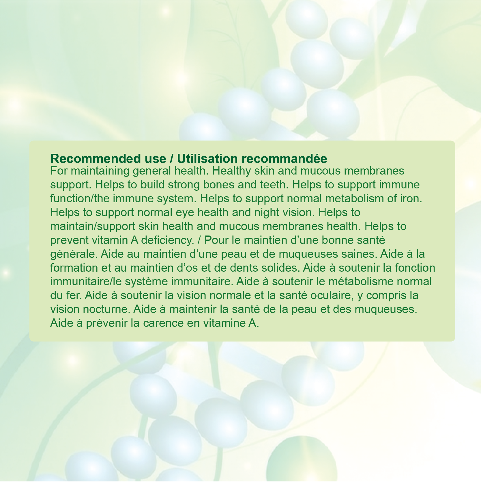 Nources Vitamin A