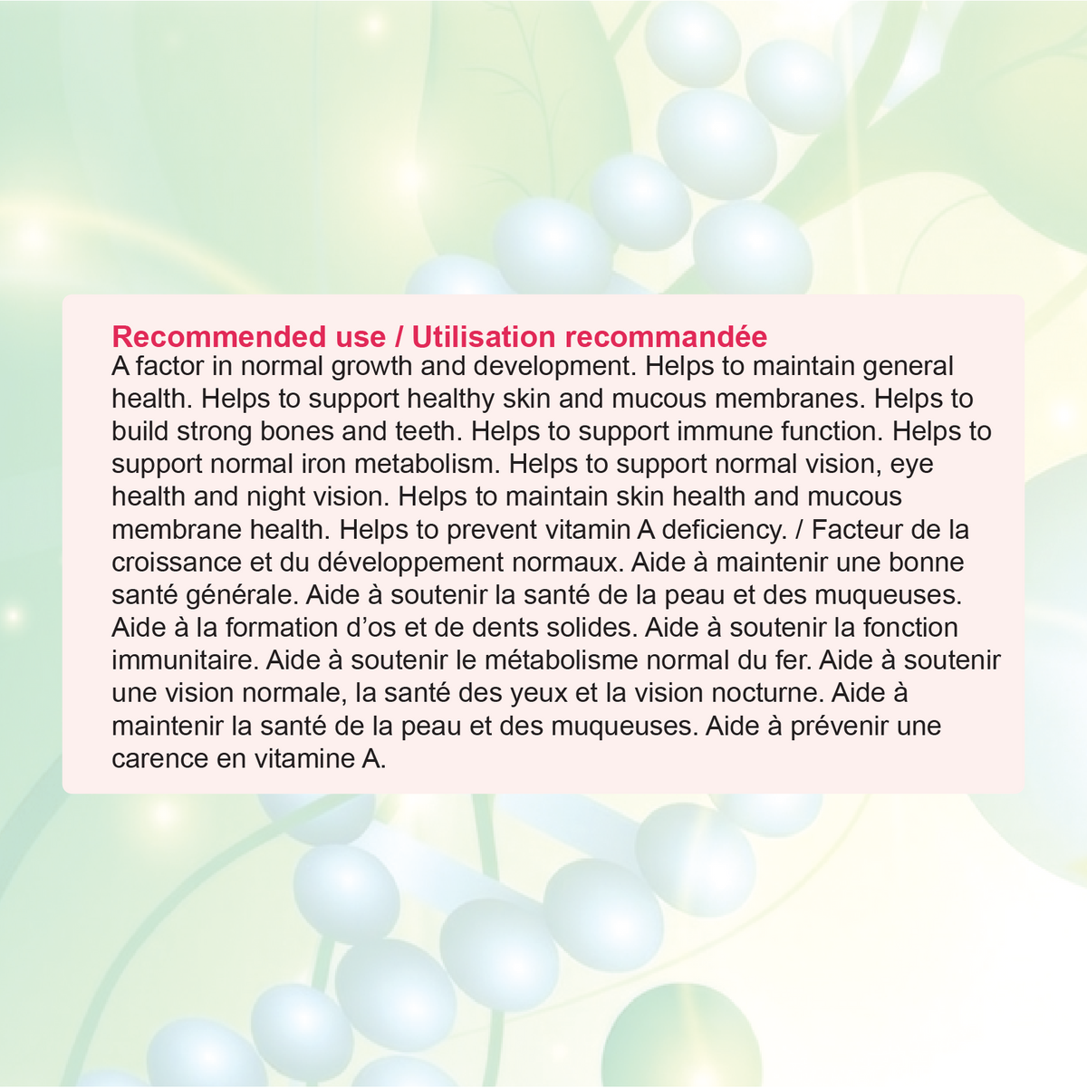 Nources Sugared Vitamin A
