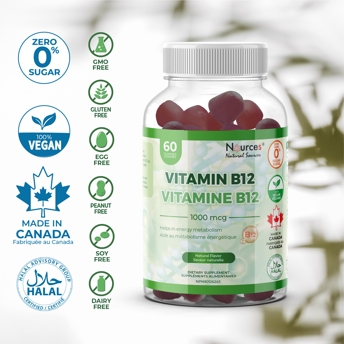 Nources Vitamin B12 1000 mg