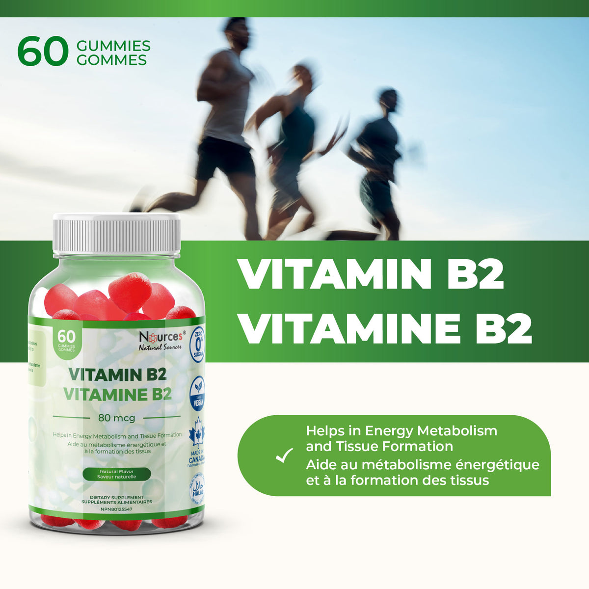 Nources Vitamin B2 Gummy