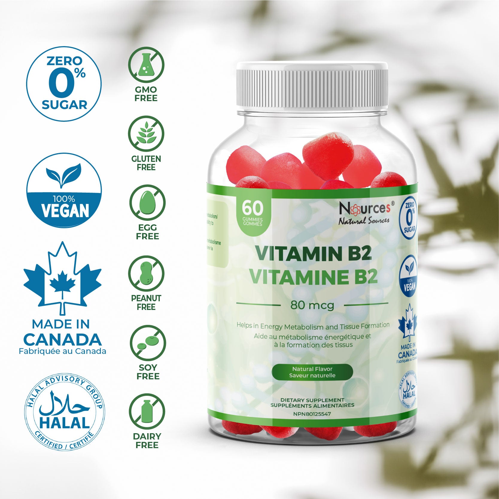 Nources Vitamin B2 Gummy