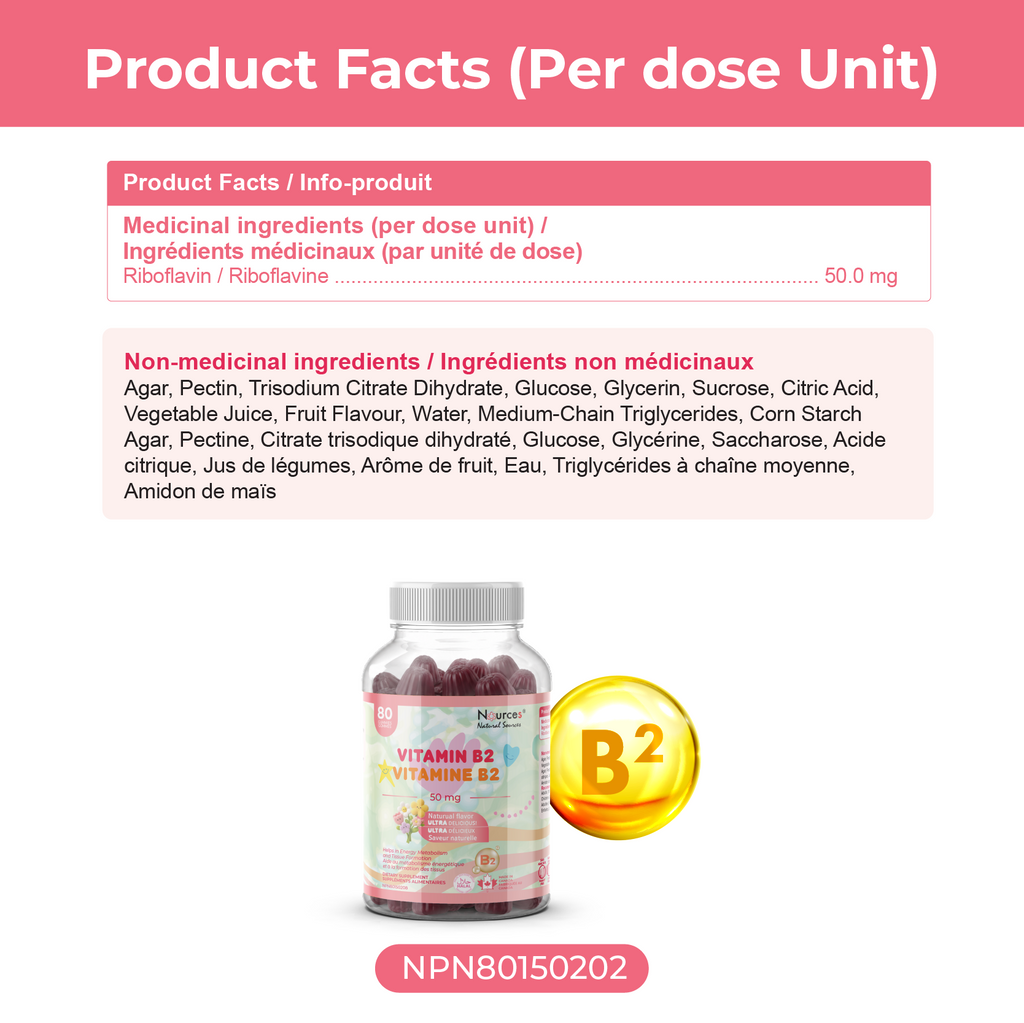 Nources Sugared Vitamin B2
