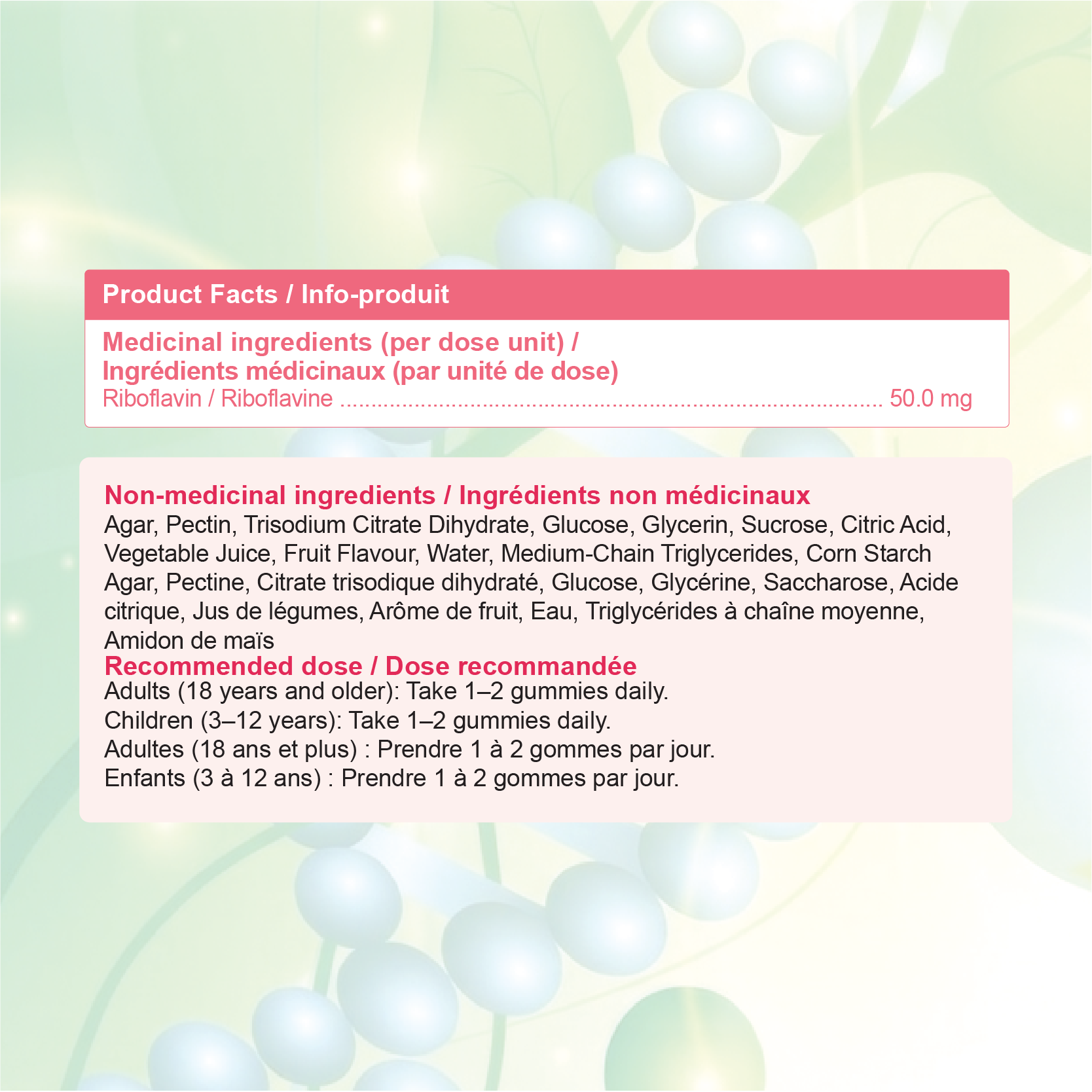 Nources Sugared Vitamin B2