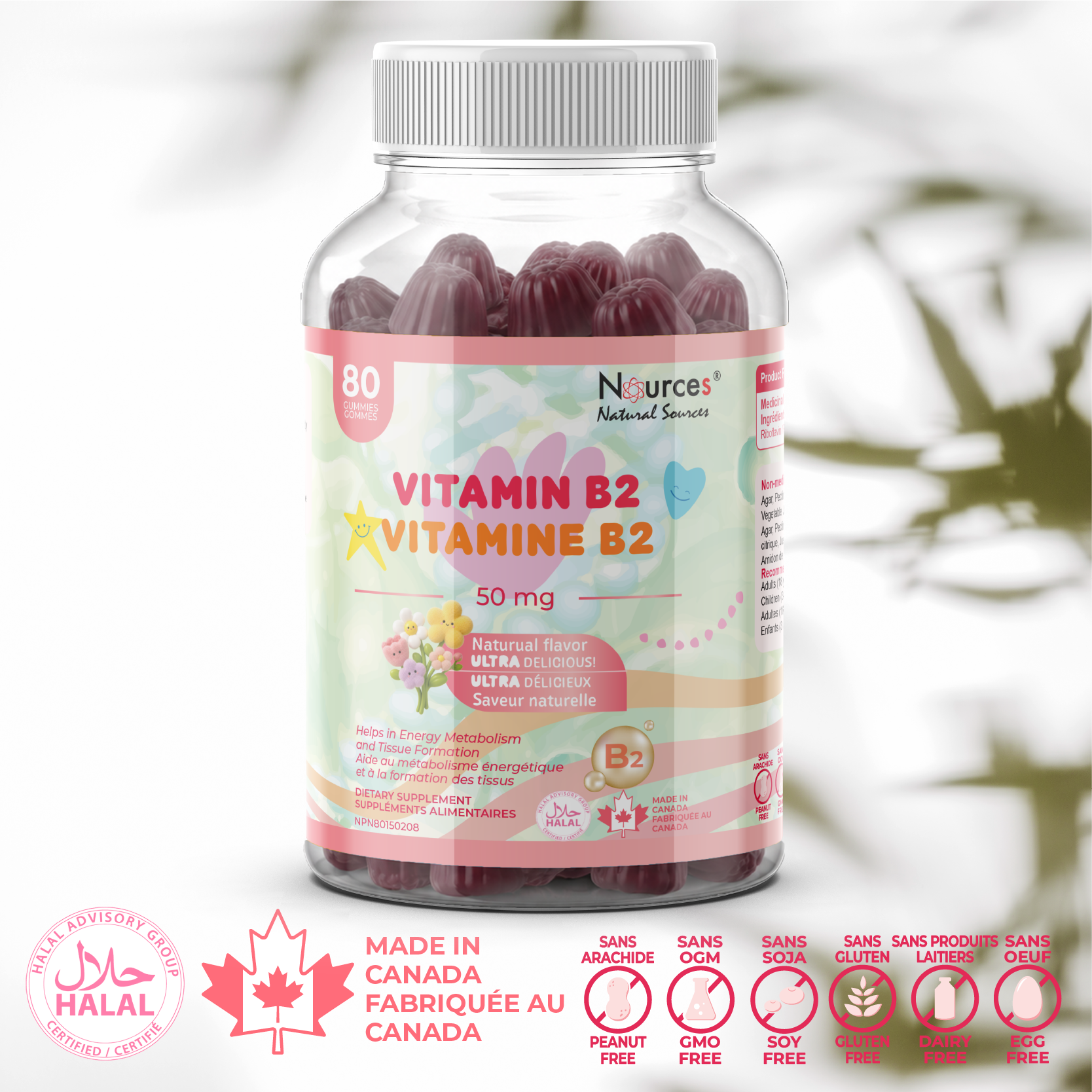 Nources Sugared Vitamin B2