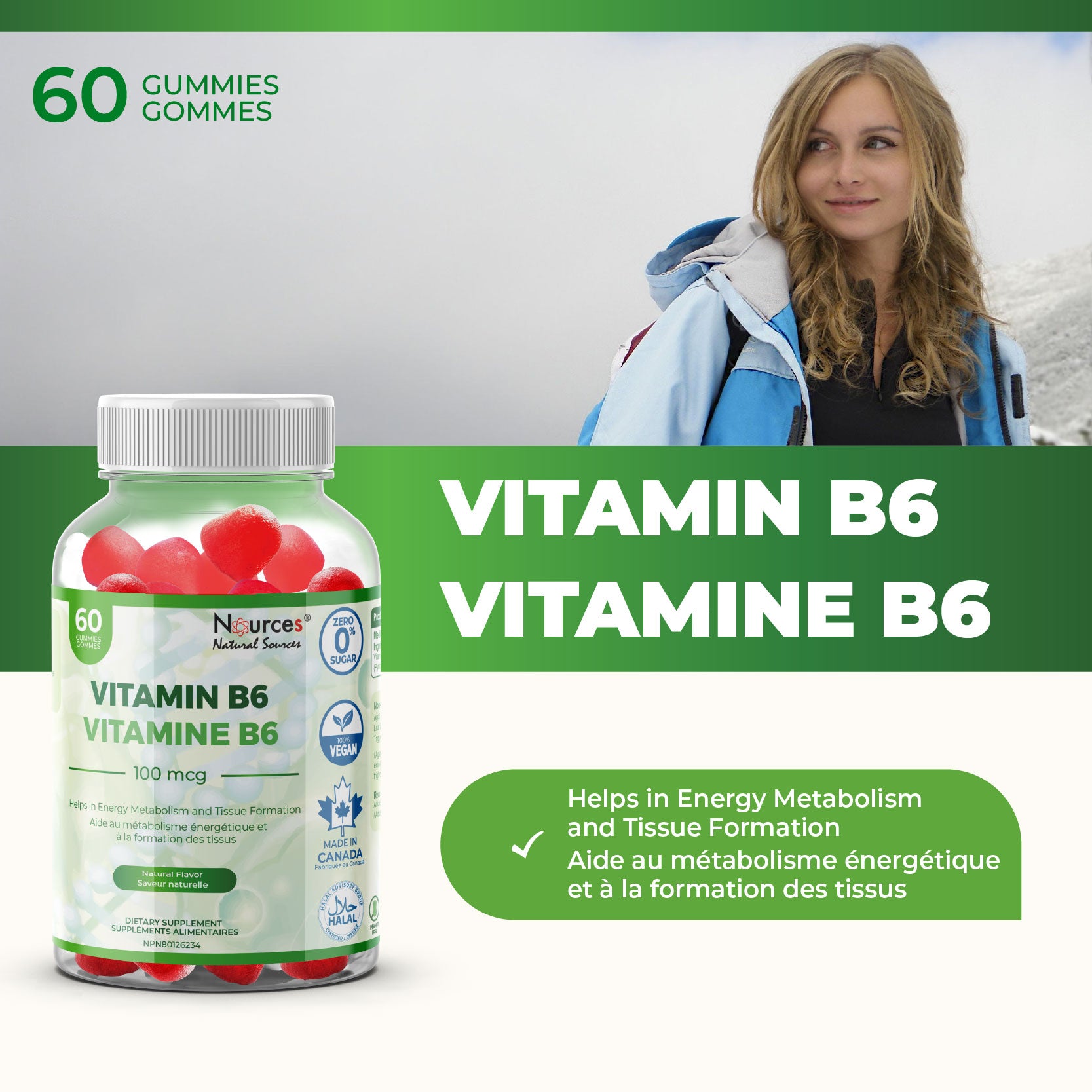 Nources Vitamin B6 Gummy
